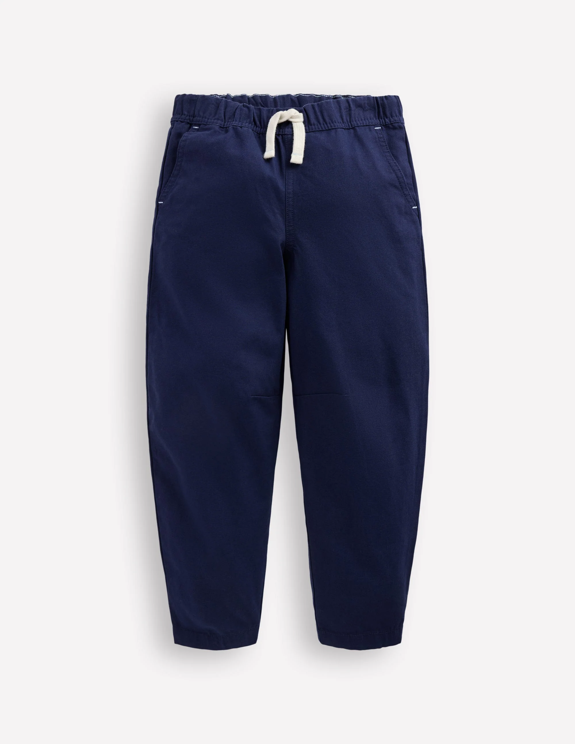 Pull-on Relaxed Pants-Medieval Blue - Image 2