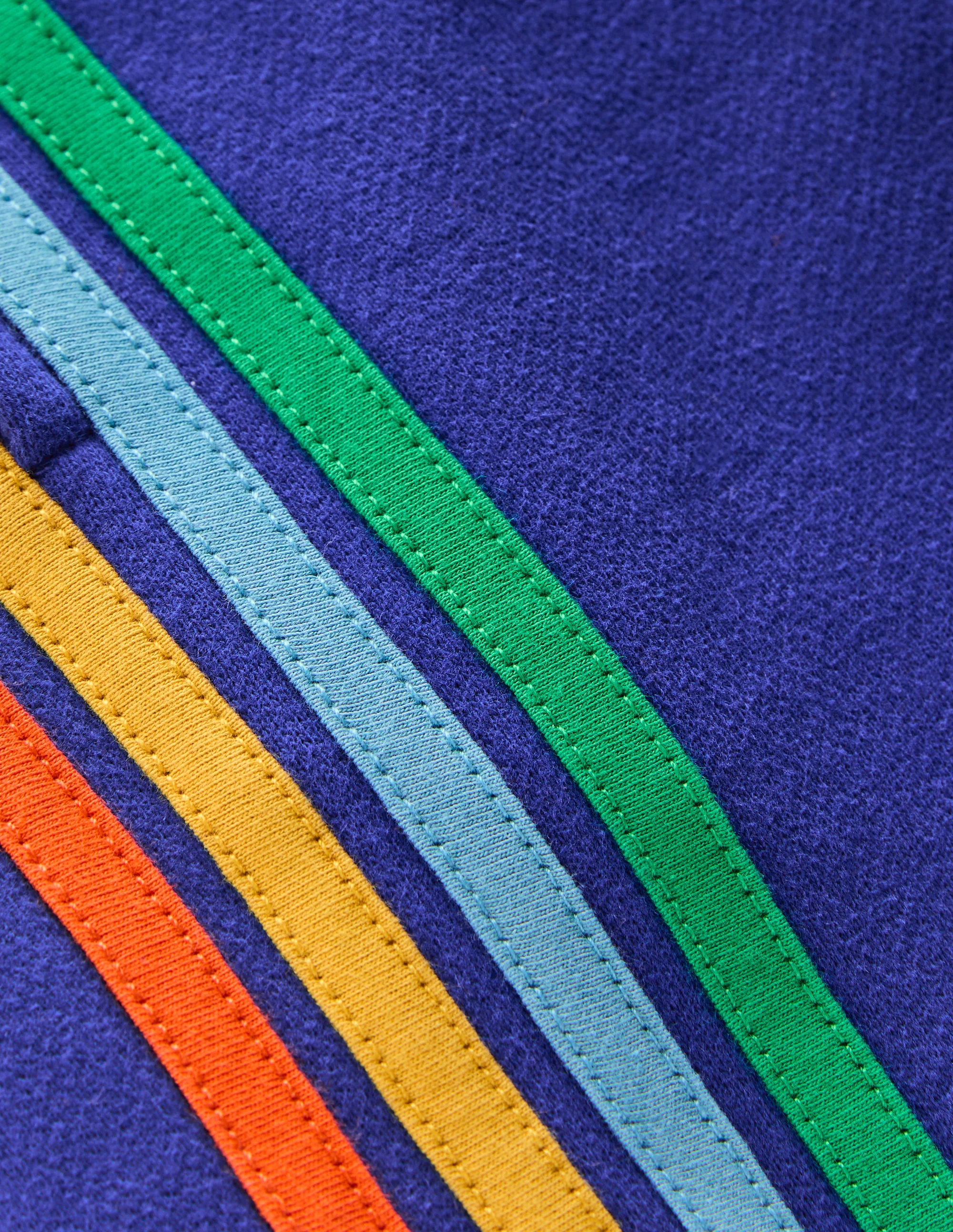 Rainbow Shorts-Peacock Plume Blue - Image 3