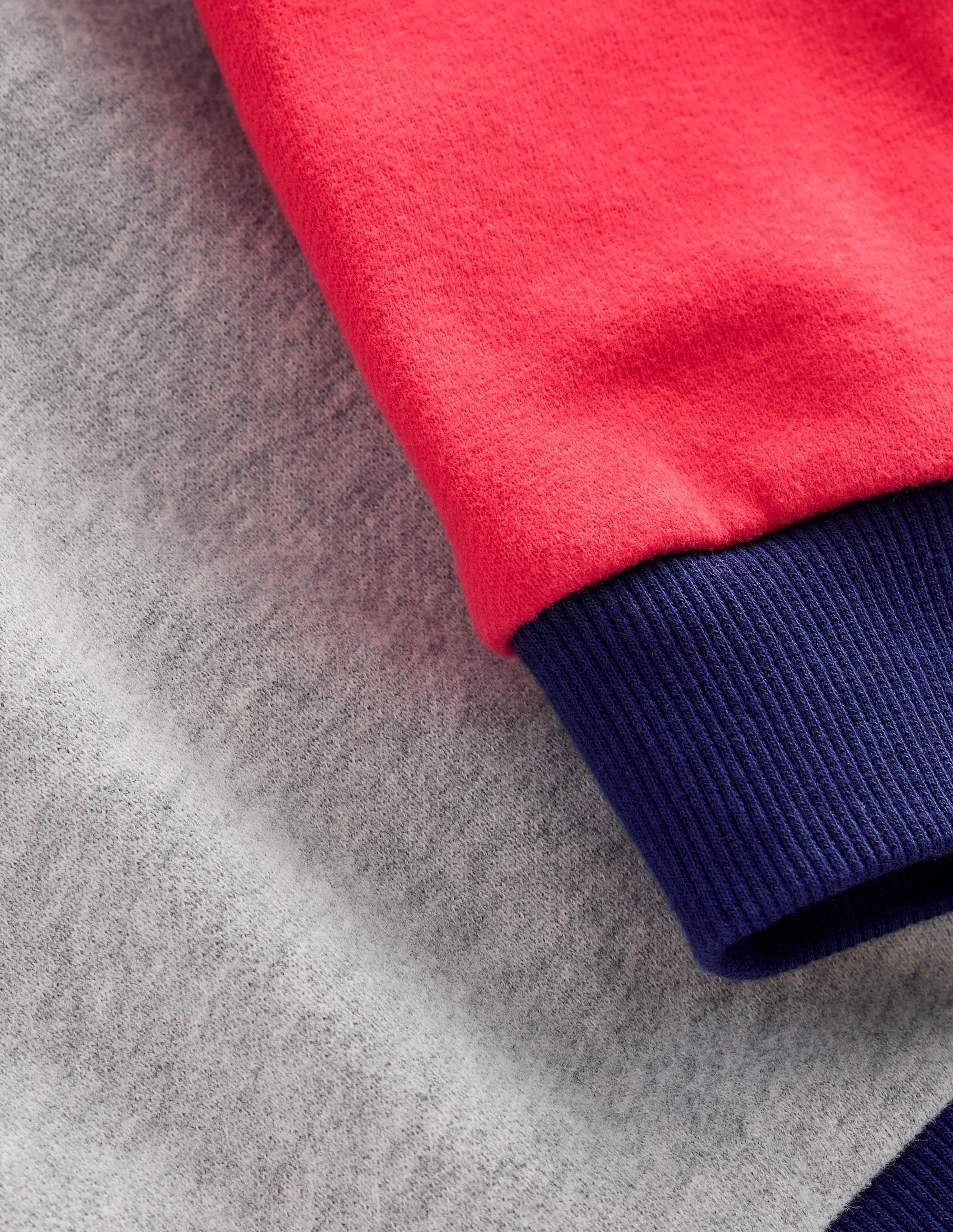Rainbow Sweatshirt-Grey Marl Colourblock - Image 3