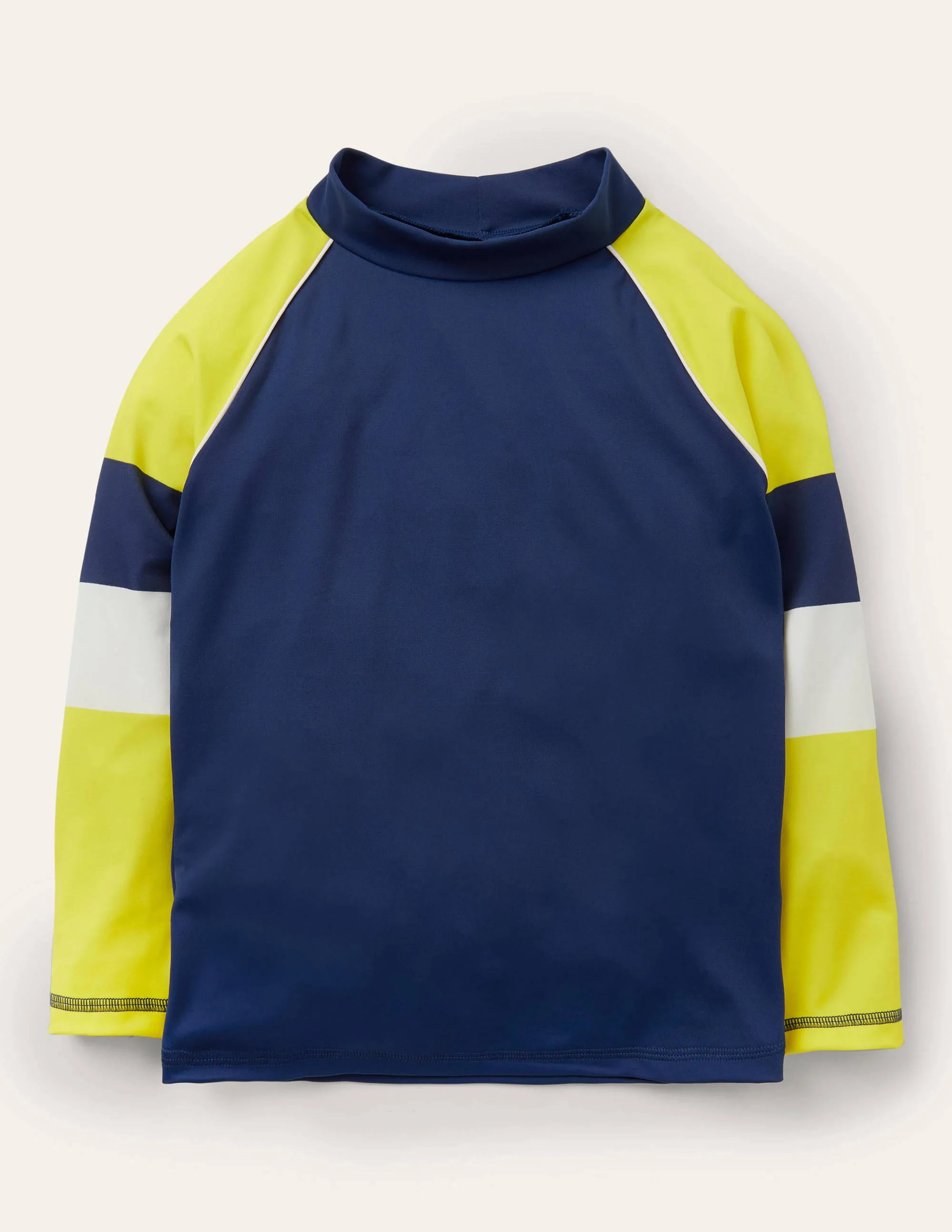 Rash Guard-College Navy/Yellow