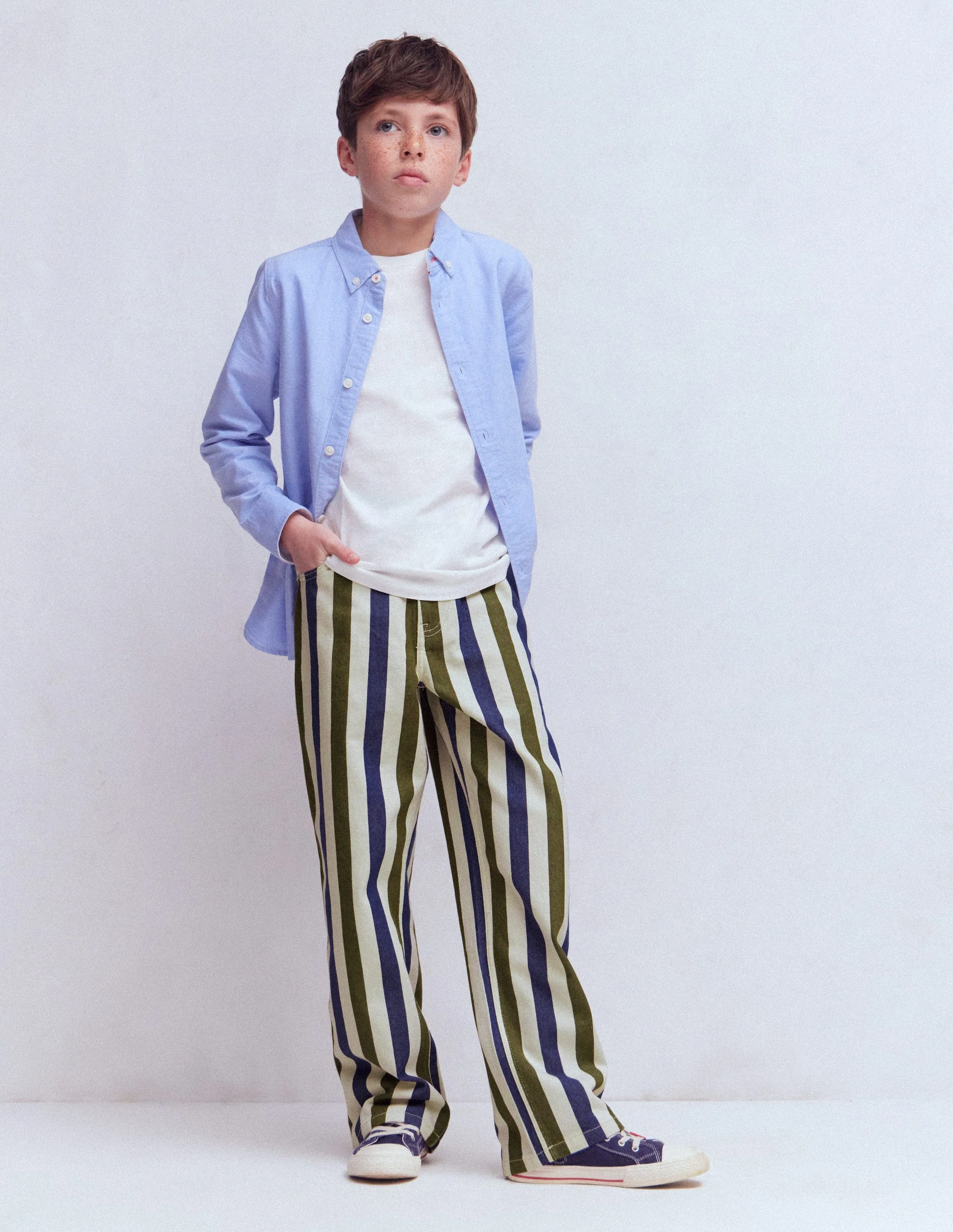 Relaxed Straight Jeans-Surf the Web and Winter Moss