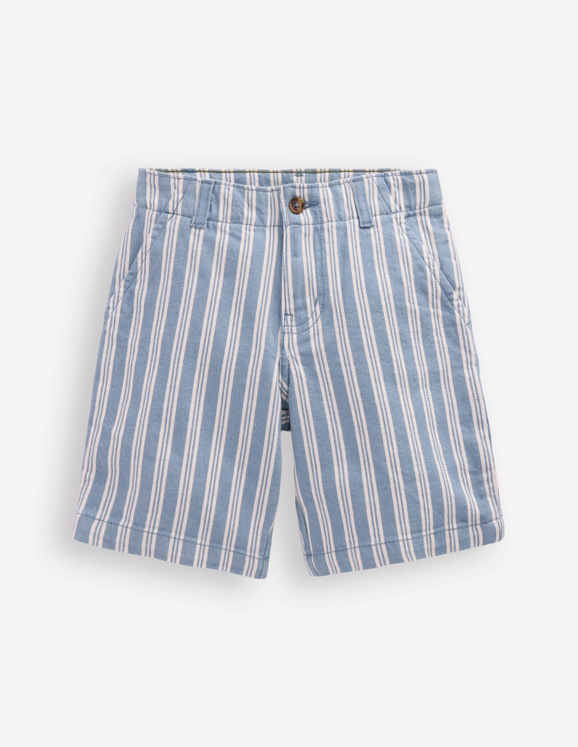 Smart Shorts-Light Blue Stripe
