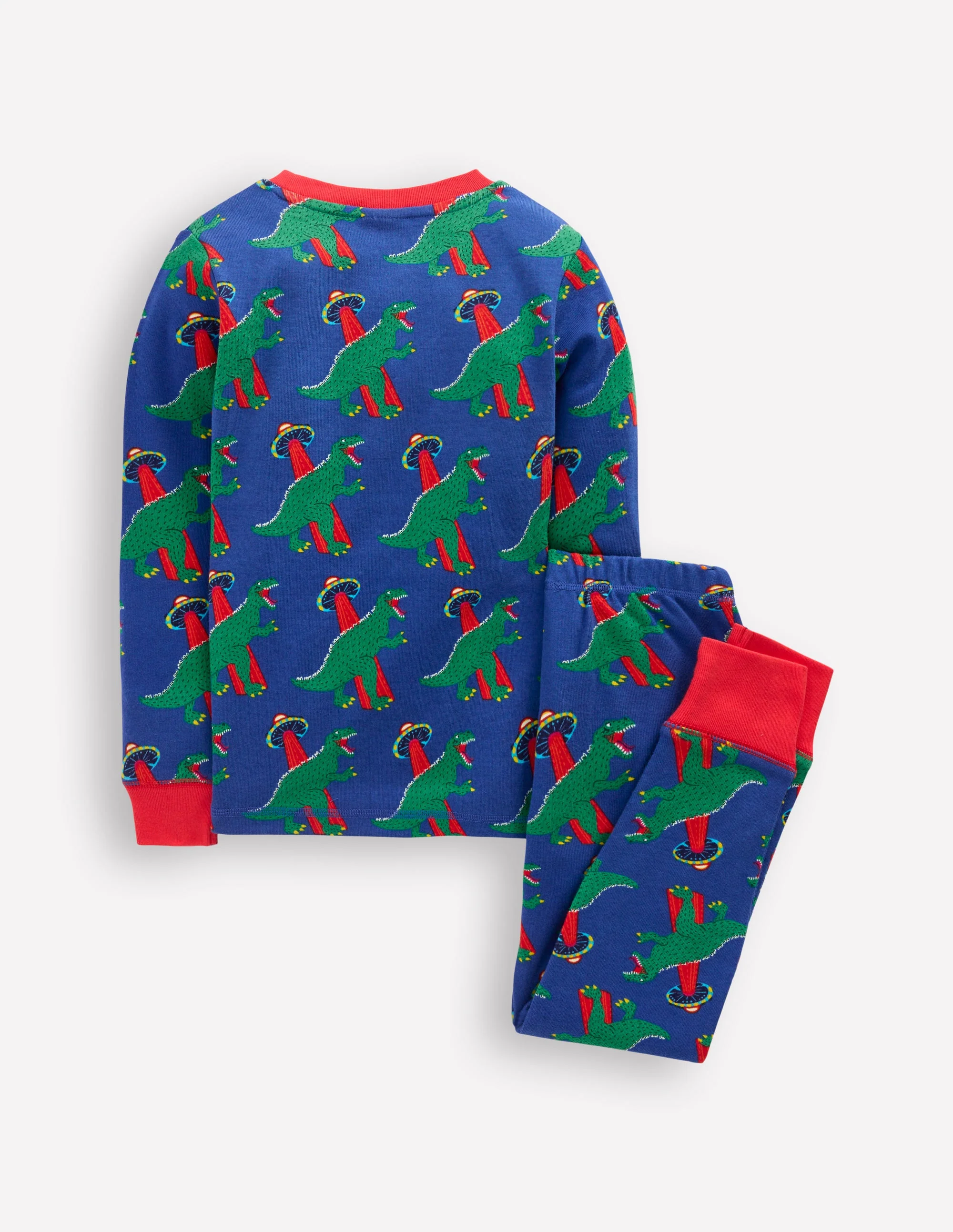 Snug Glow-in-the-dark Pajamas-Dino Space - Image 2