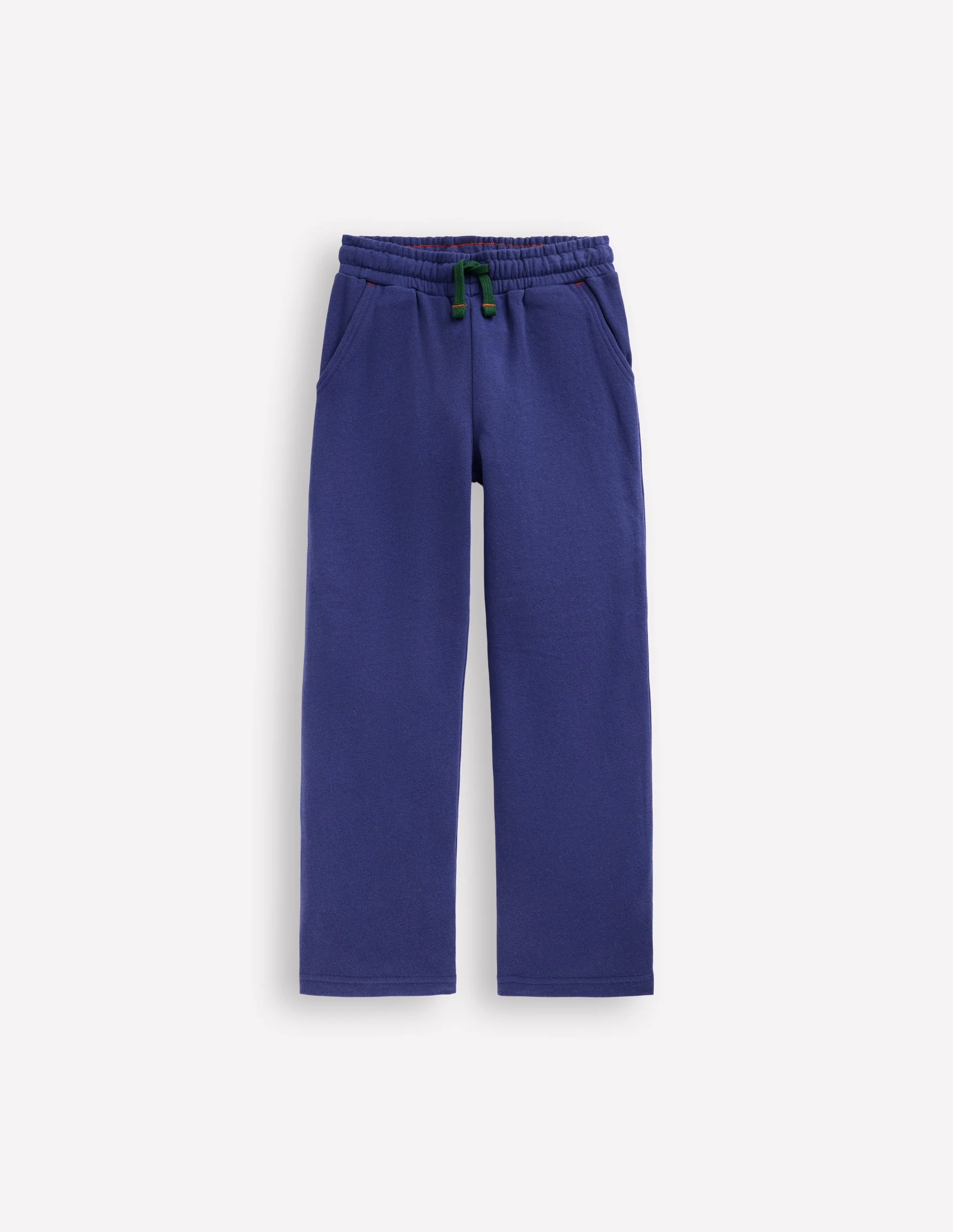 Straight Leg Joggers-Navy