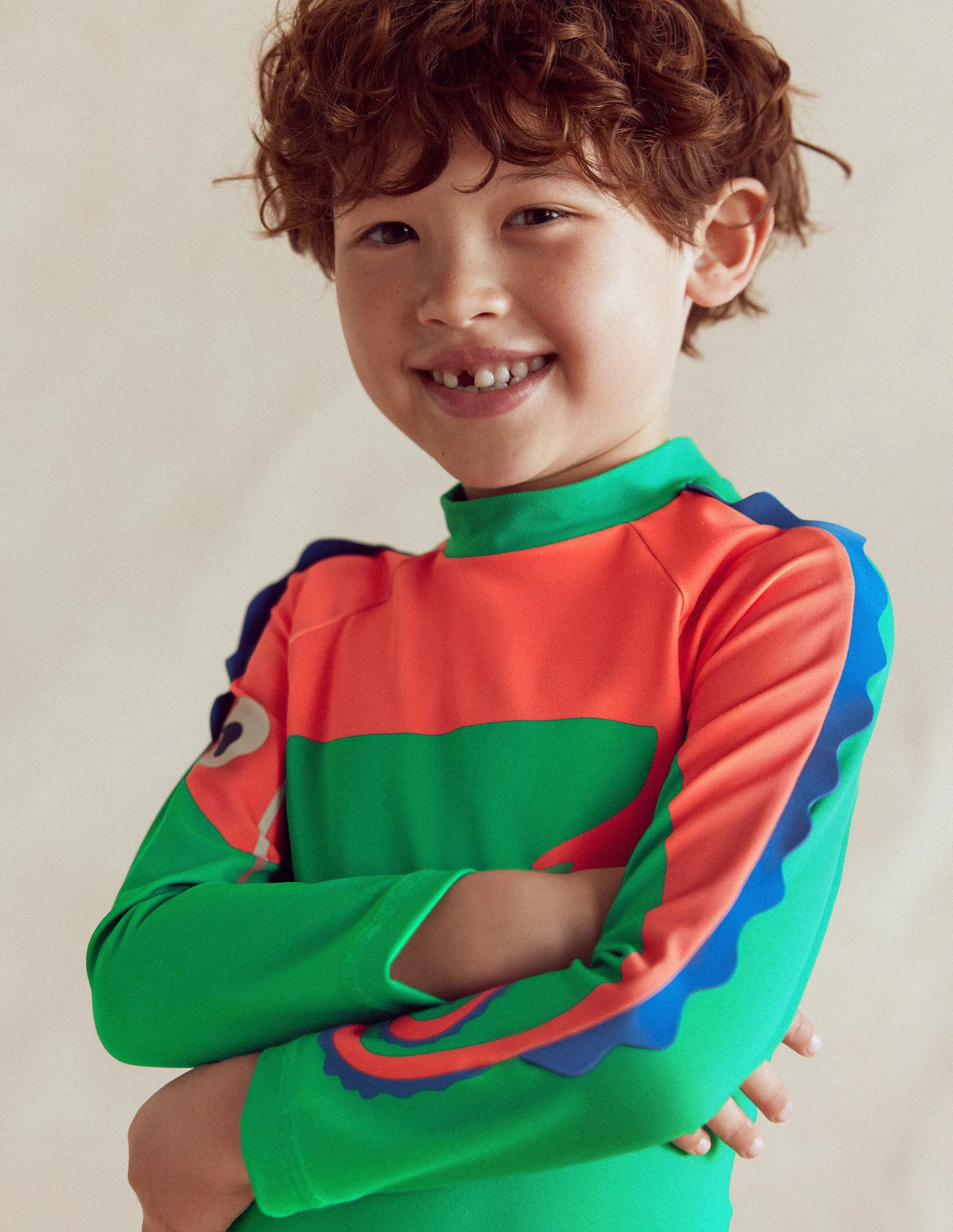 Sun Safe Fun Rash Vest-Shady Green Chameleon - Image 3