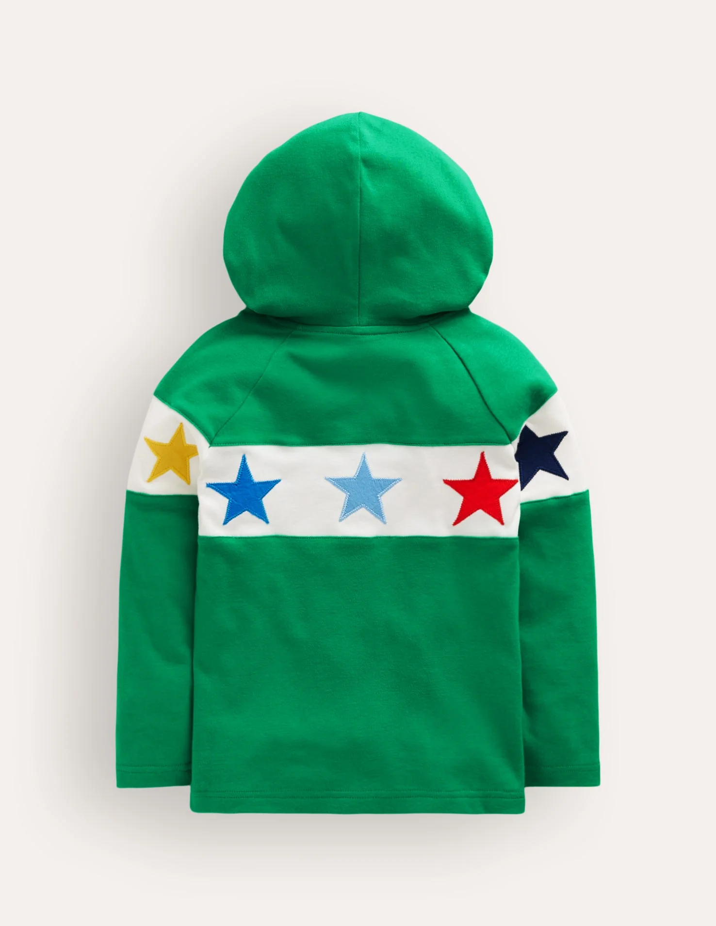 Supersoft Hooded Raglan-Highland Green - Image 2