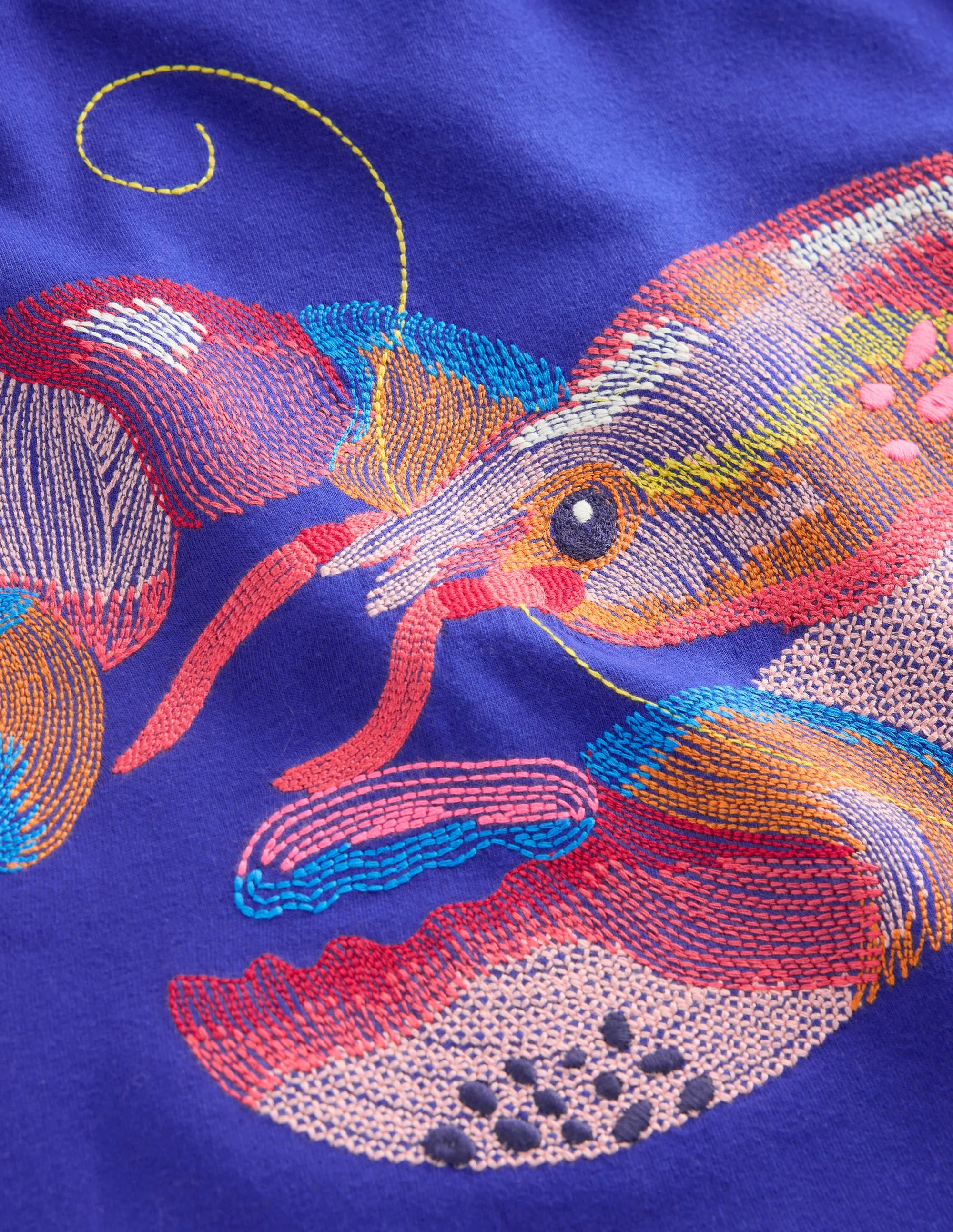Superstitch T-Shirt-Sapphire Blue Lobster - Image 3