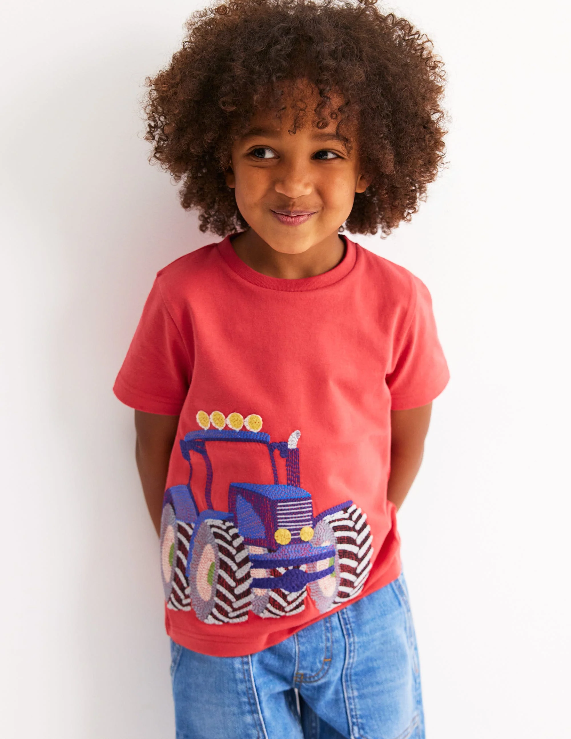 Superstitch T-Shirt-Strawberry Tart Red Tractor - Image 4