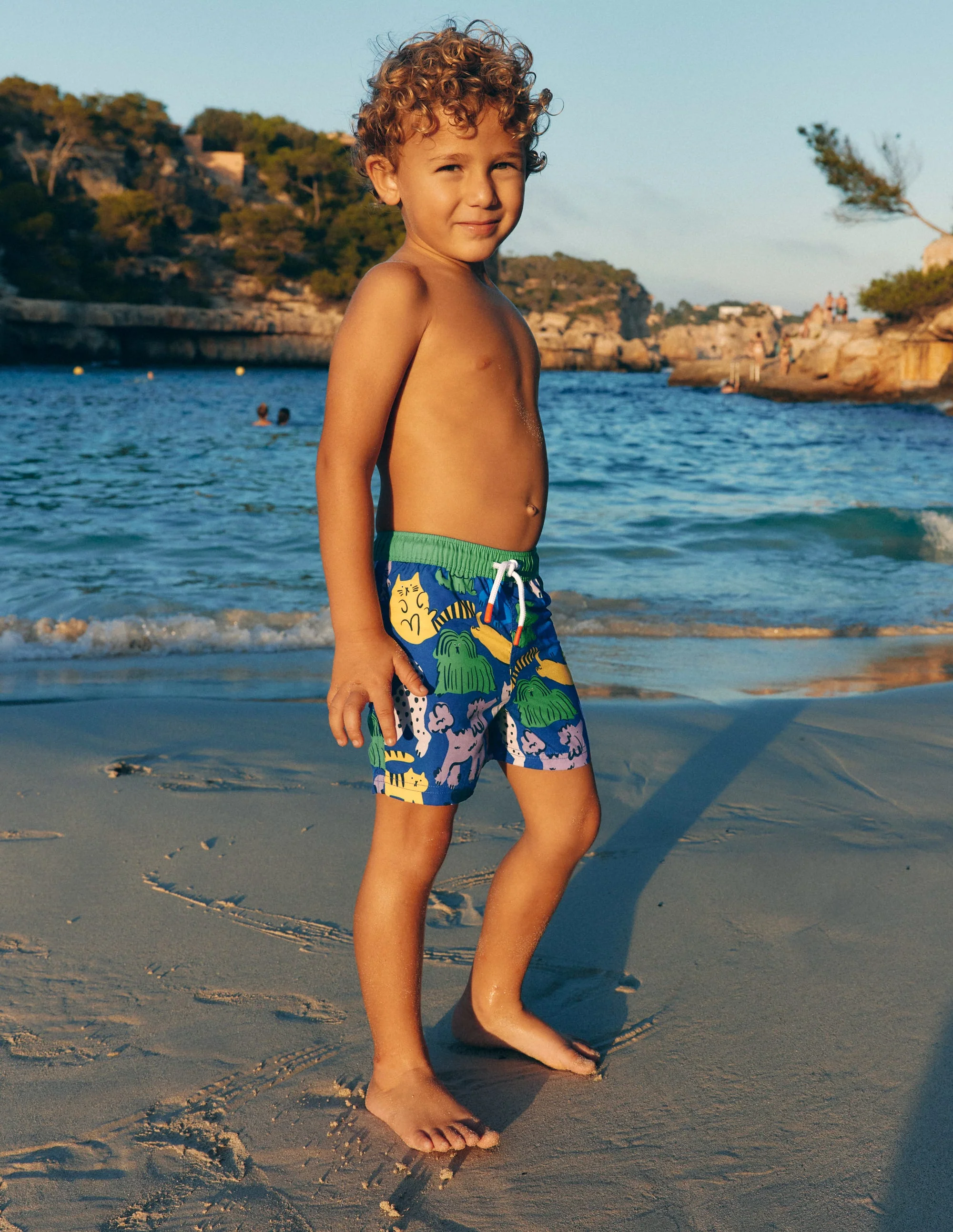 Swim Shorts-Rainbow Pets - Image 4