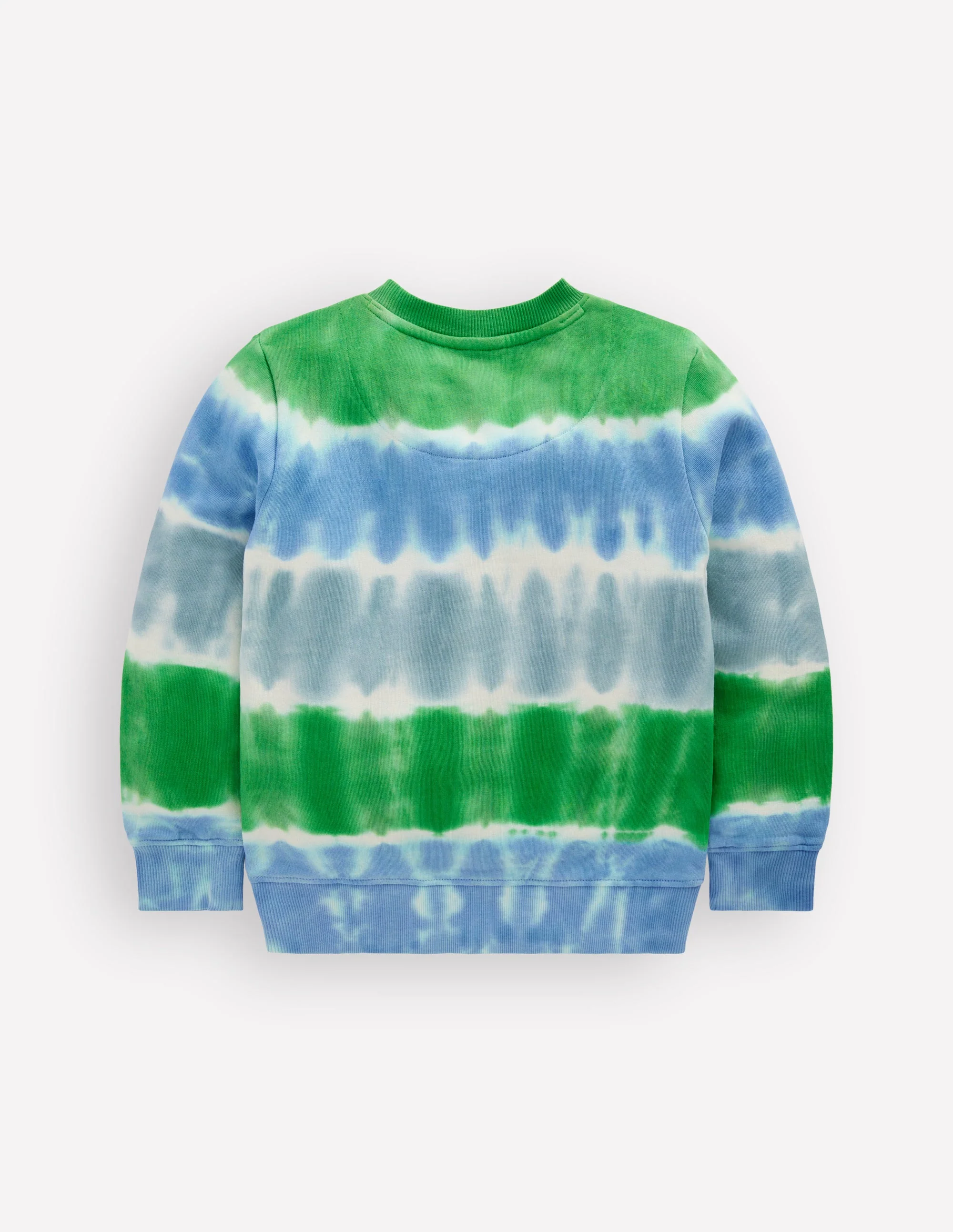 Tie Dye Sweatshirt-Green / Blue - Image 3