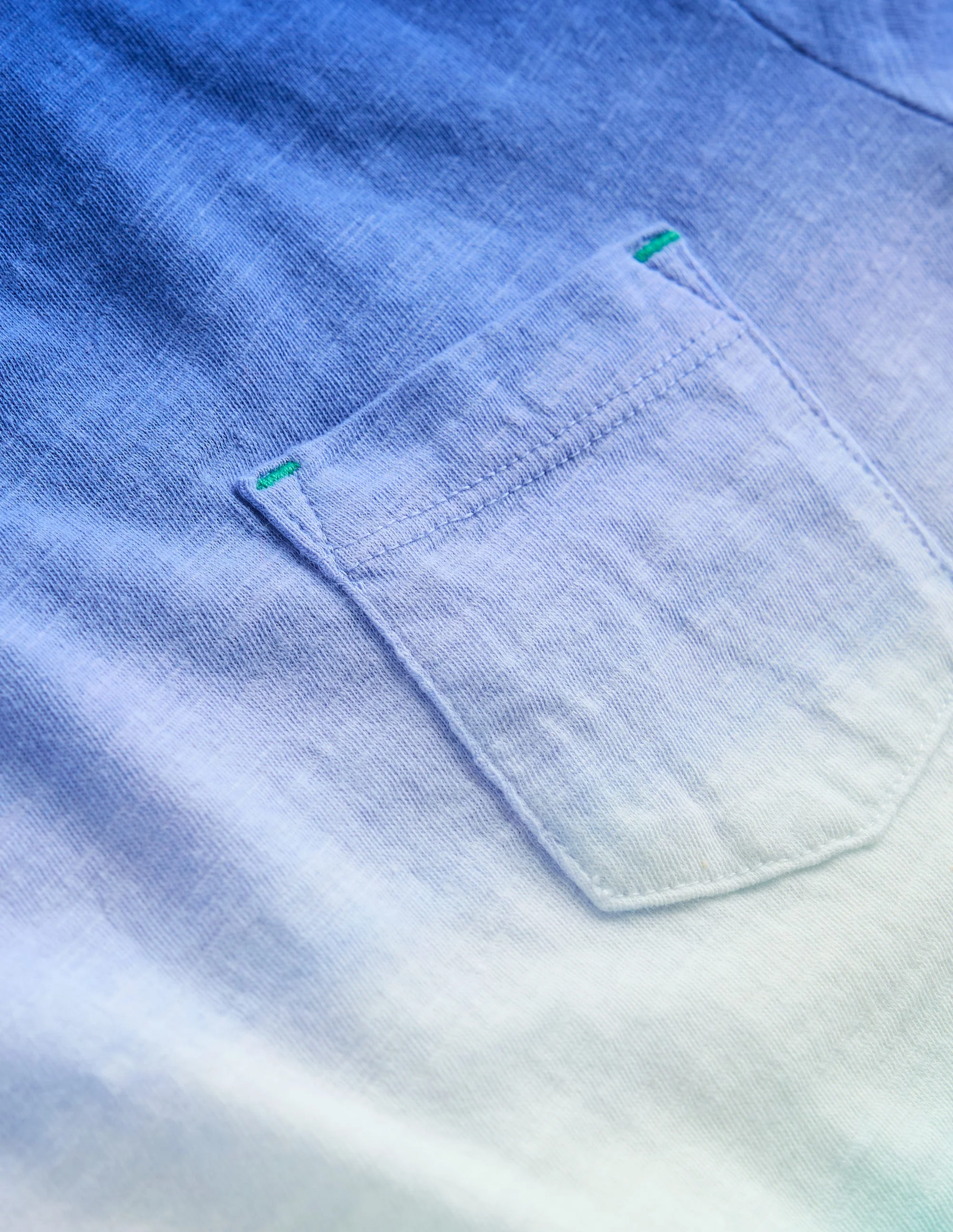Tie Dye T-shirt-Bright Blue /Aquamarine Blue - Image 3