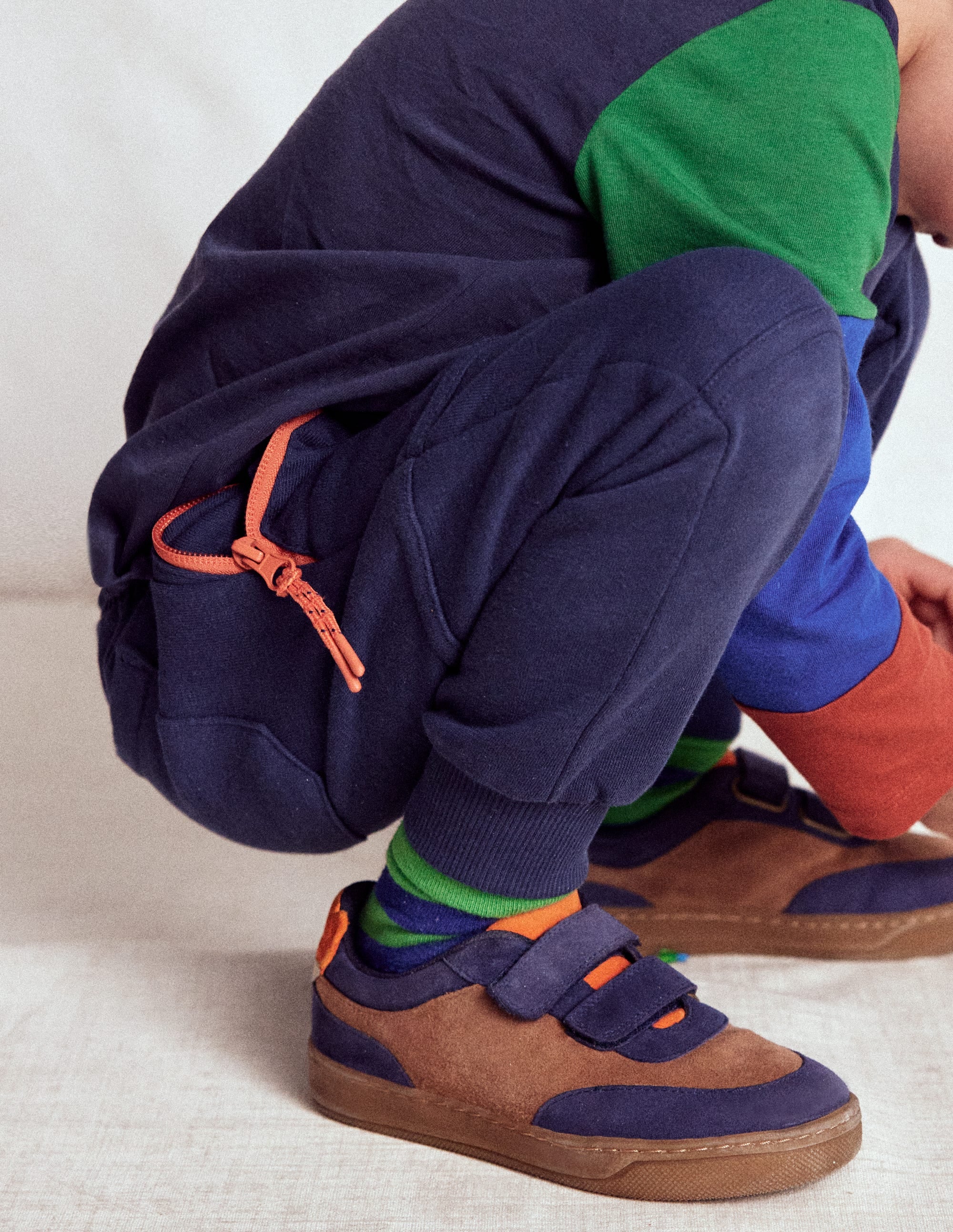 Warrior Knee Joggers-College Navy - Image 2