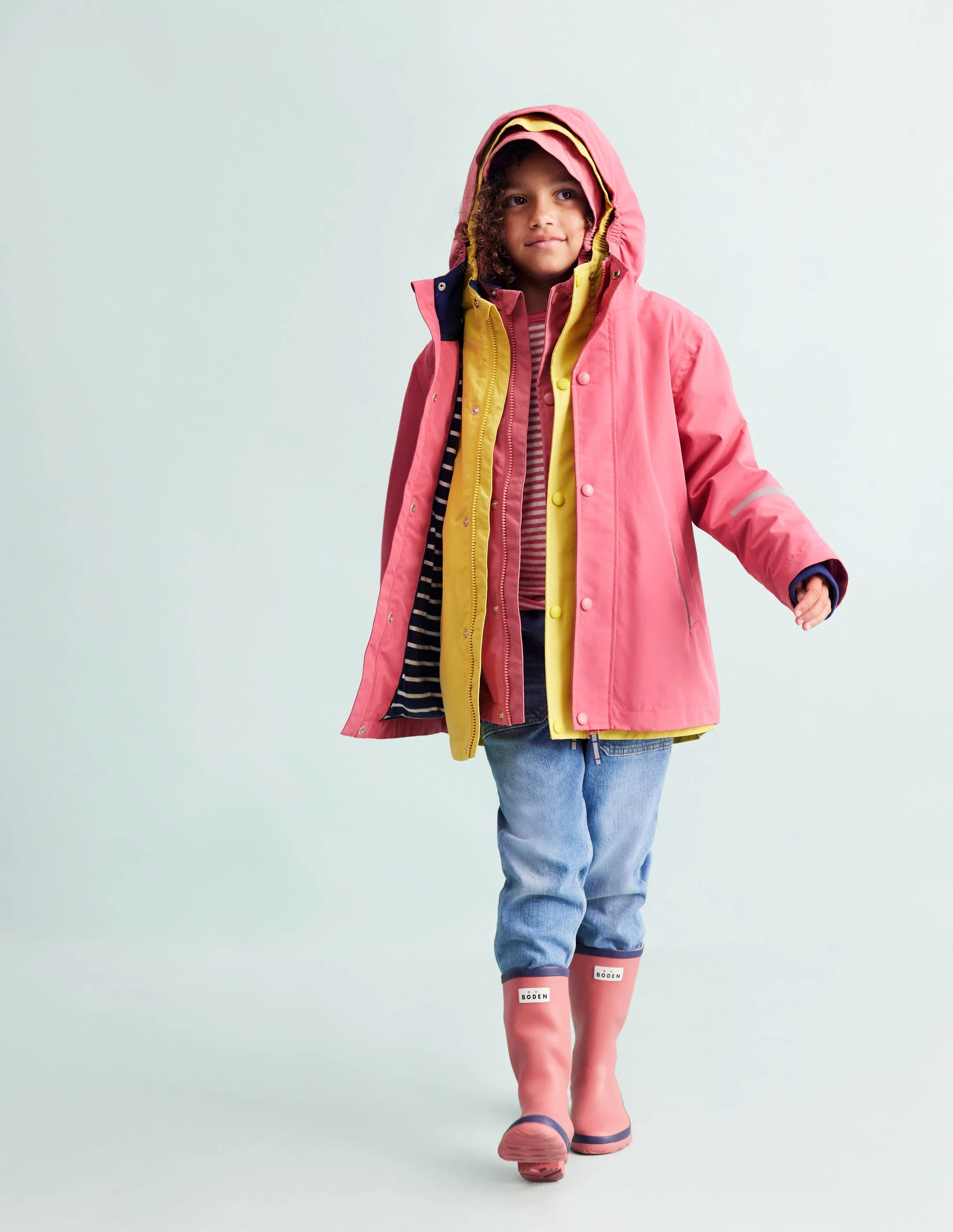 Waterproof Fisherman's Jacket-Rose Pink - Image 6