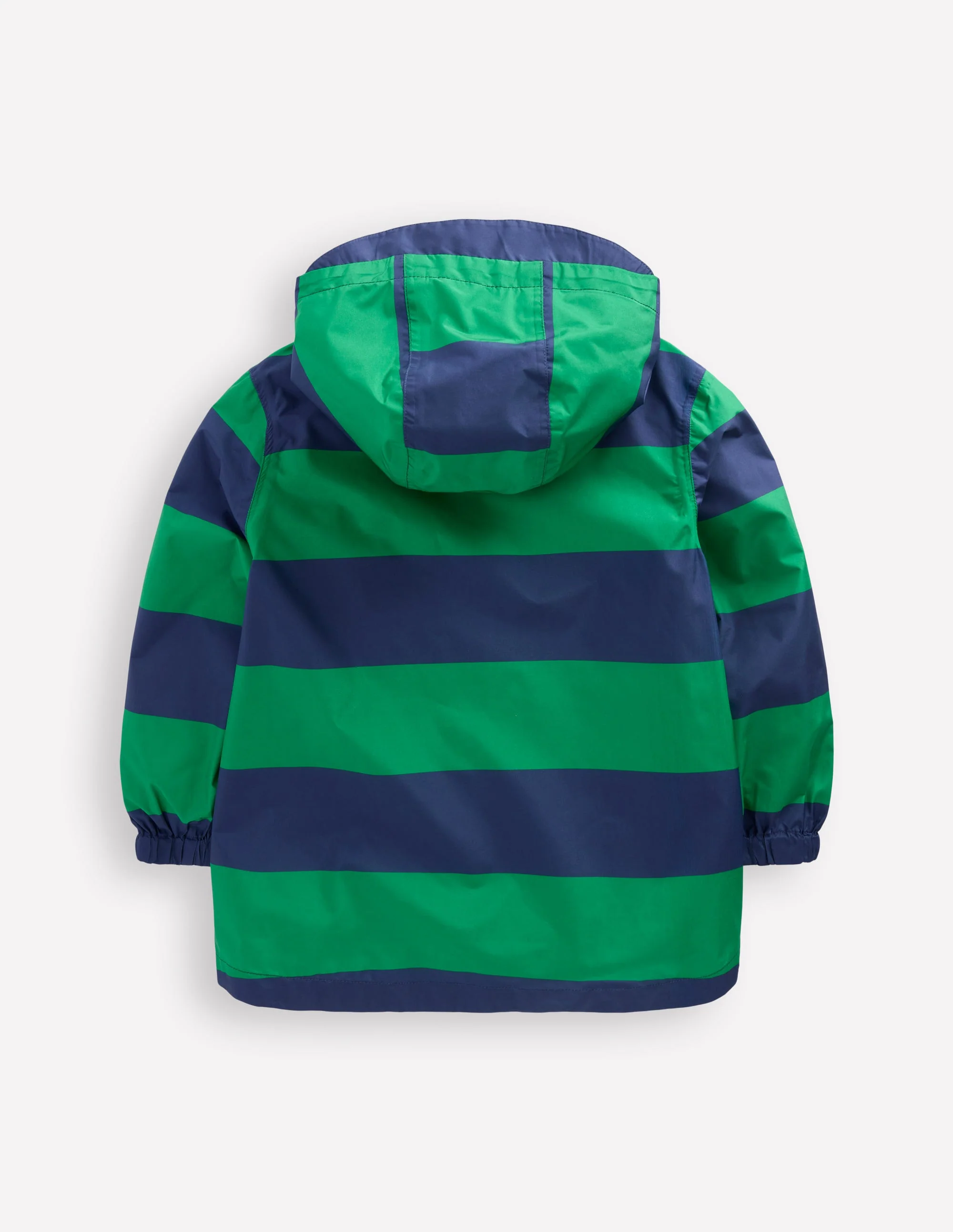 Waterproof Pop Over Jacket-Green Stripe - Image 2