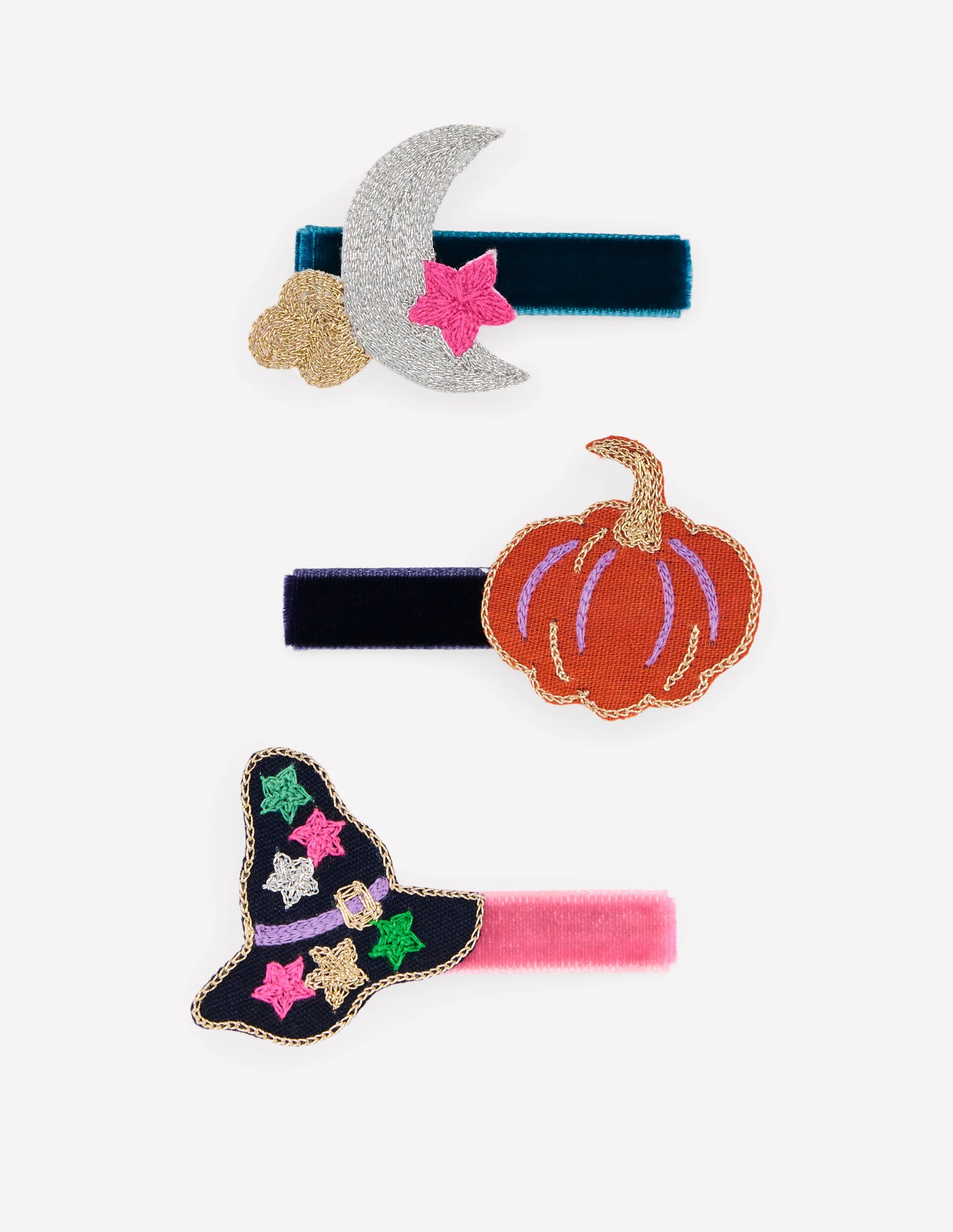 3-pack Hair Clips-Halloween