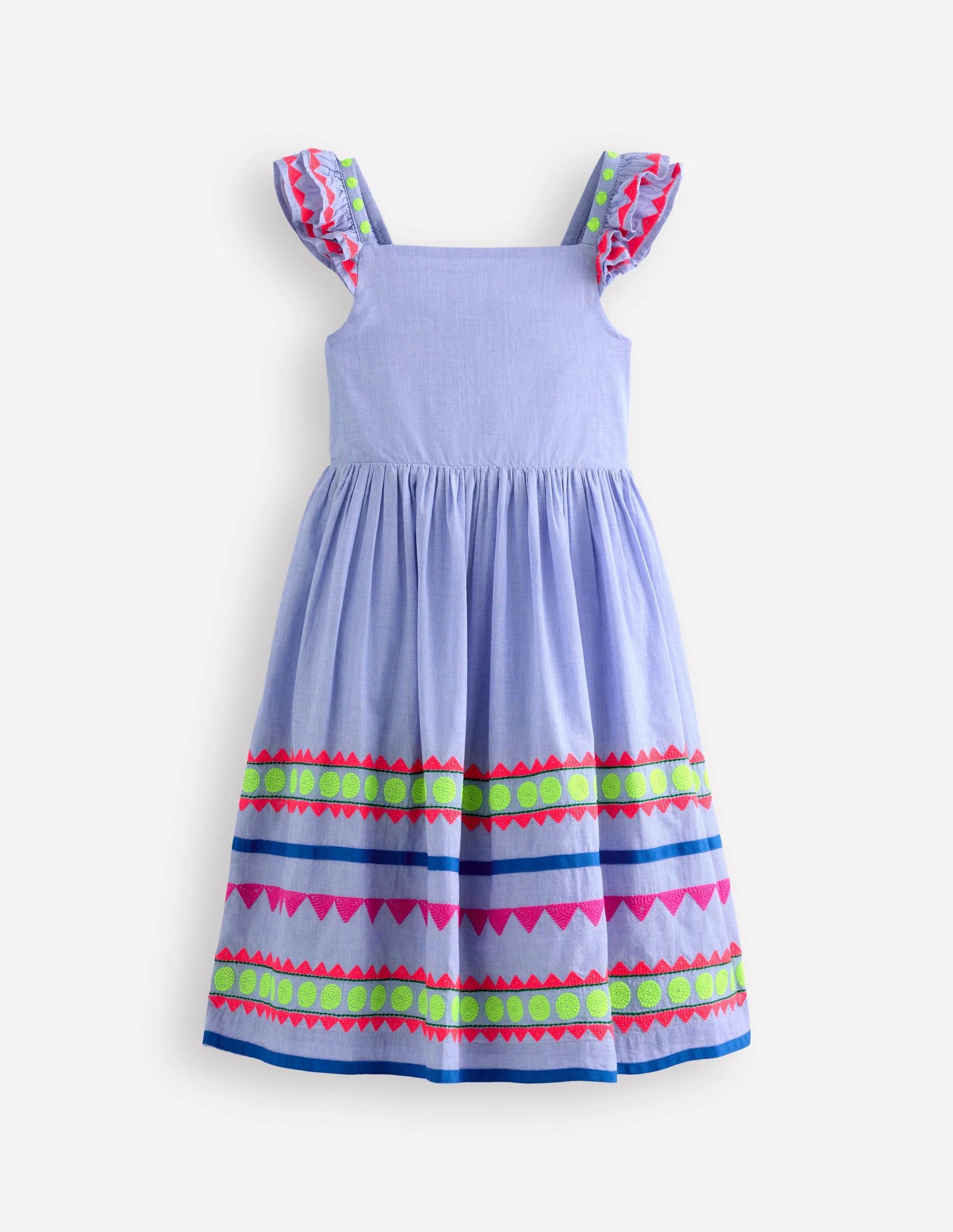 Annalisa Twirly Sundress-Aztec Print