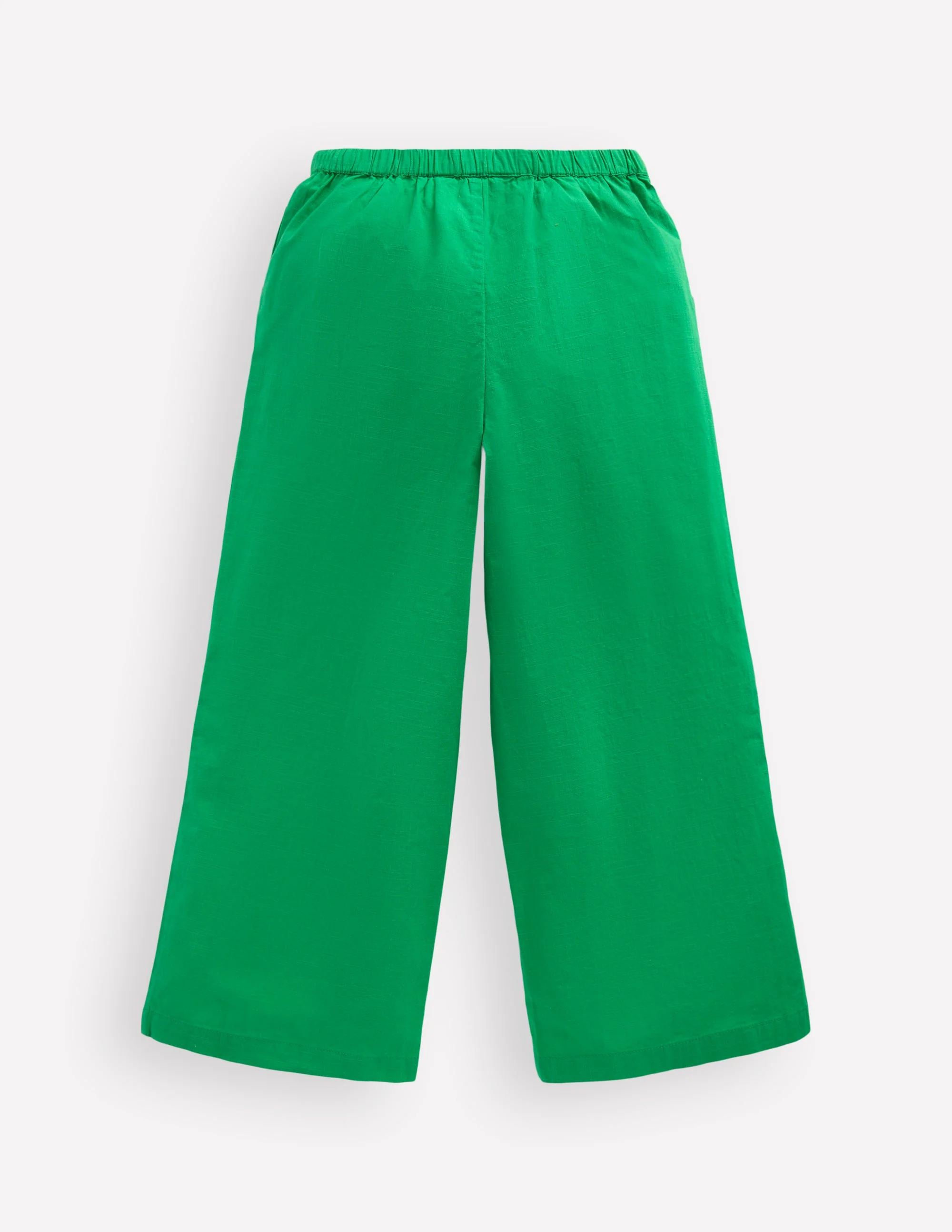 Applique Pull-on Pants-Green Flamingos - Image 2