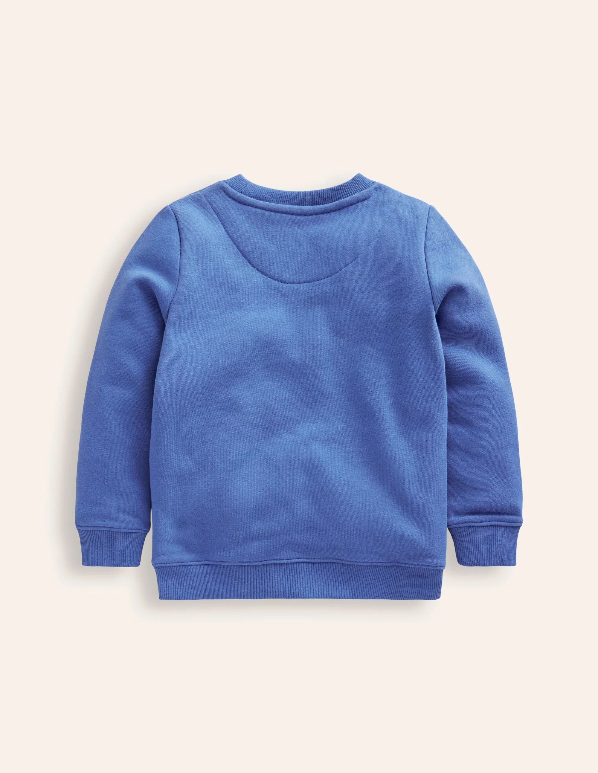 Appliqué Sweatshirt-Bluejay Blue Unicorn - Image 2