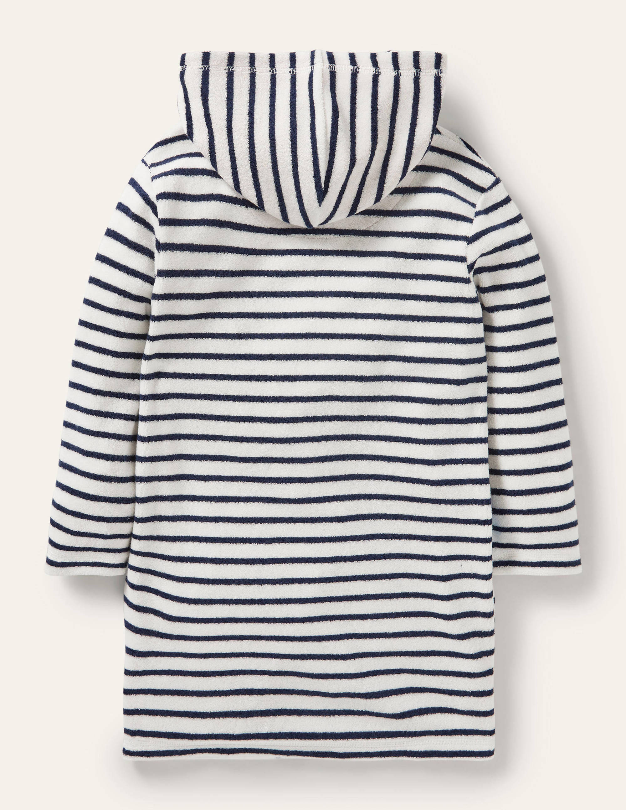Appliqué Towelling Beach Dress-Ivory/ Starboard Blue Whale - Image 2