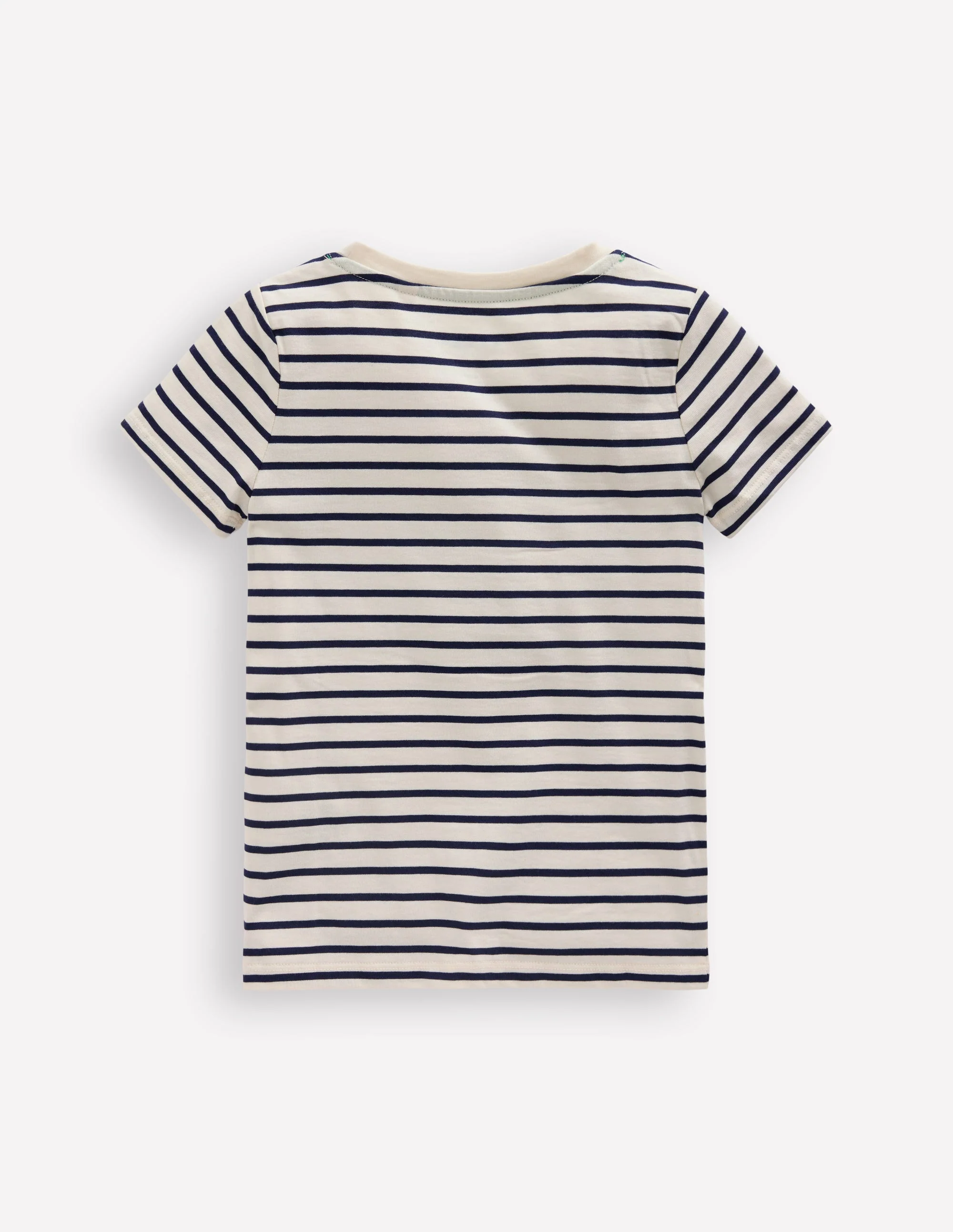 Bay Boucle T-Shirt-French Navy/ Ivory Cherries - Image 2