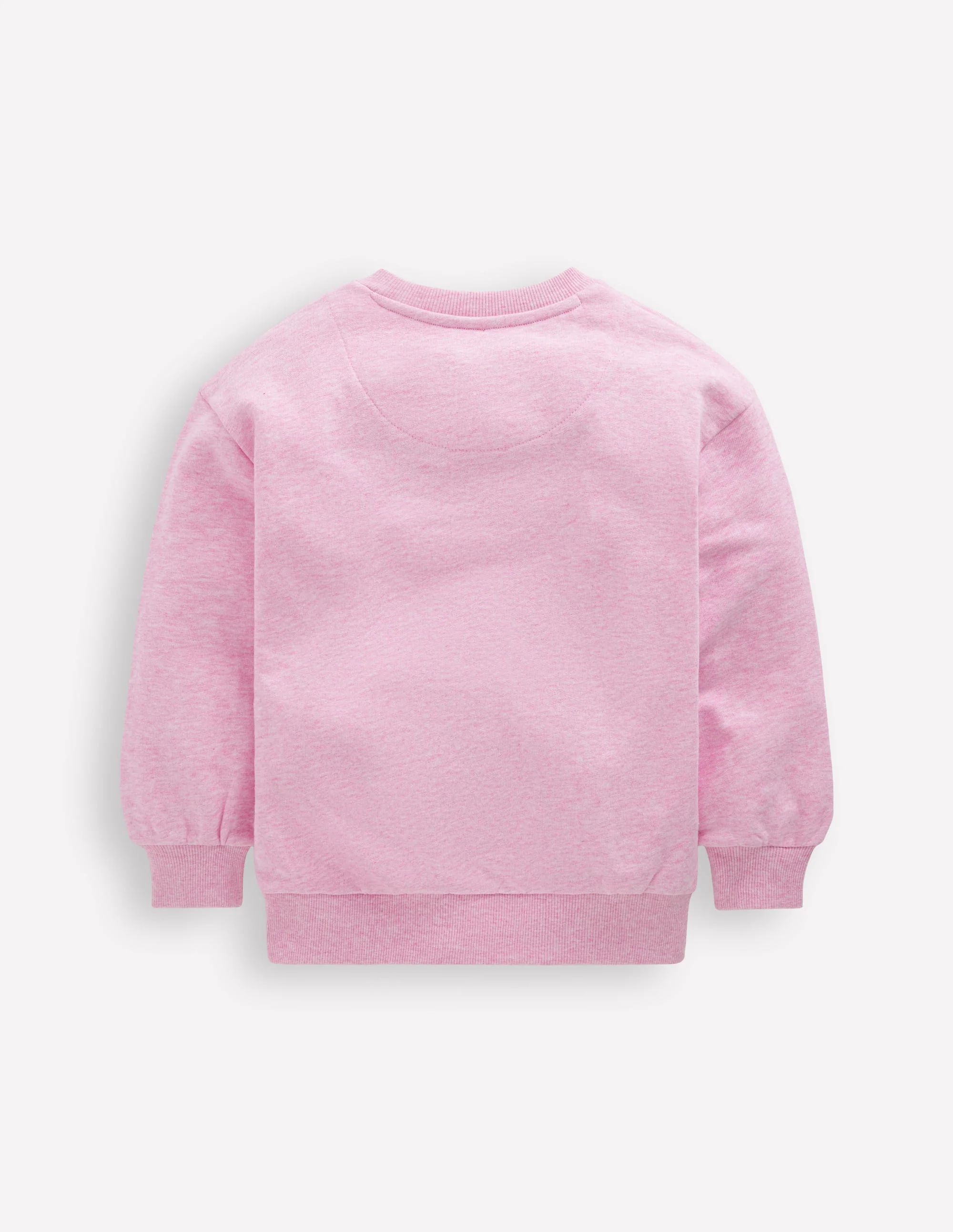 Bobbie Appliqué Sweatshirt-Pink Marl Love - Image 2