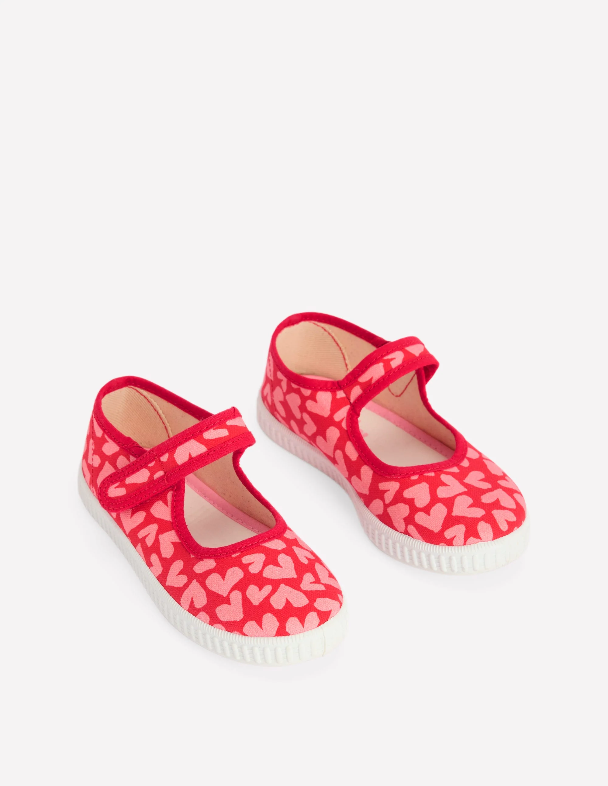Canvas Mary Janes-Hearts - Image 2