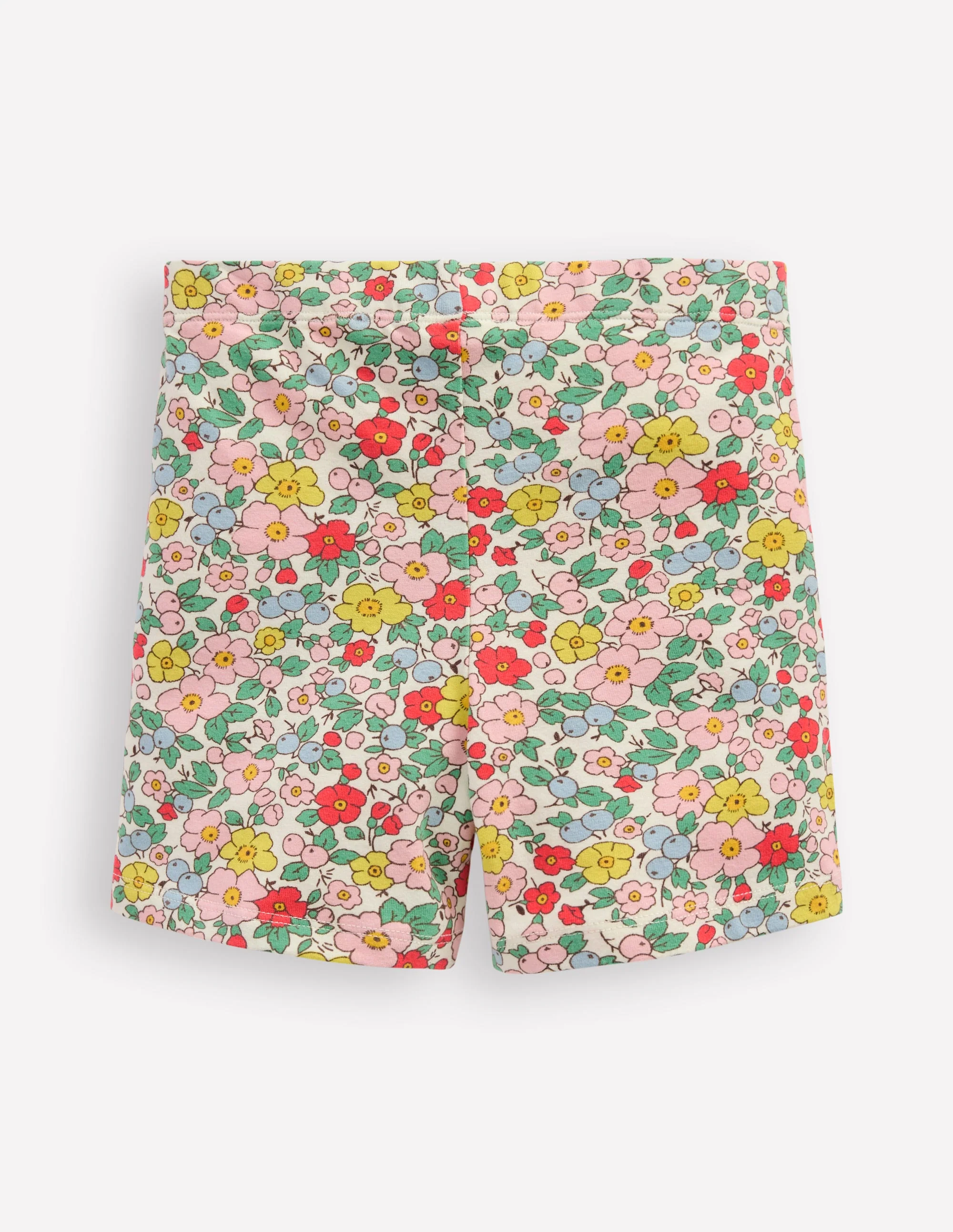 Cartwheel Shorts-Vanilla Apple Blossom Floral - Image 2