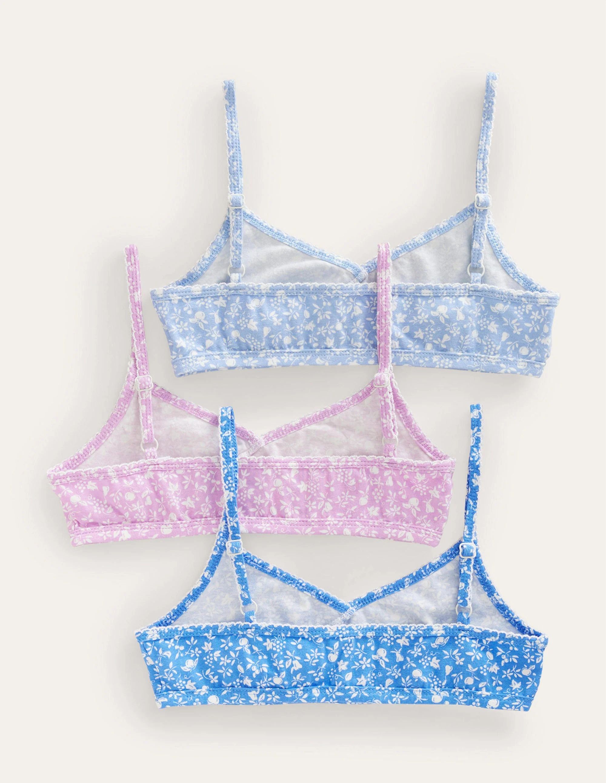 Crossover Training Bra 3 Pack-Orchid Floral - Image 2