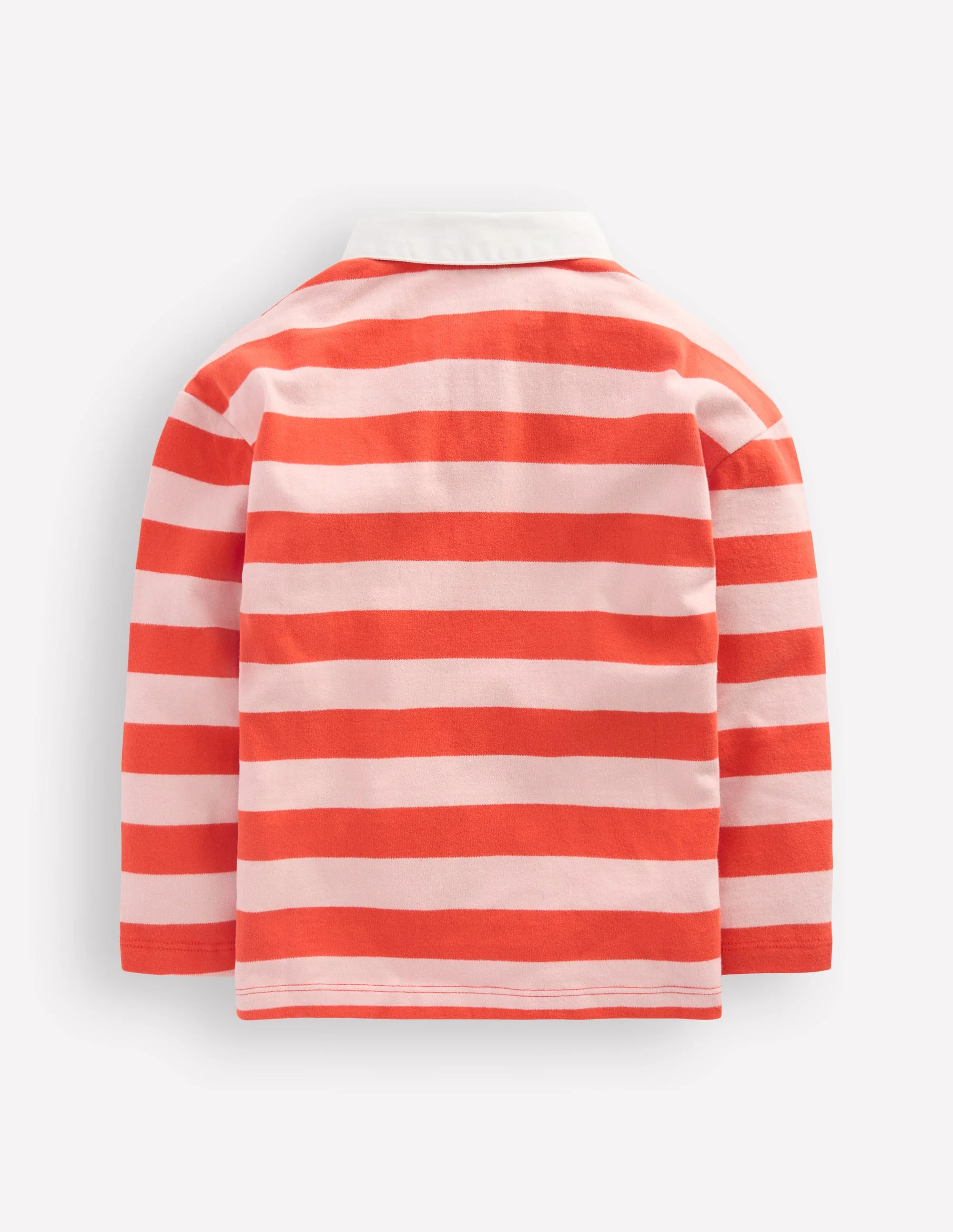 Drop Shoulder Rugby Top-Fiesta/Lotus Stripe - Image 2
