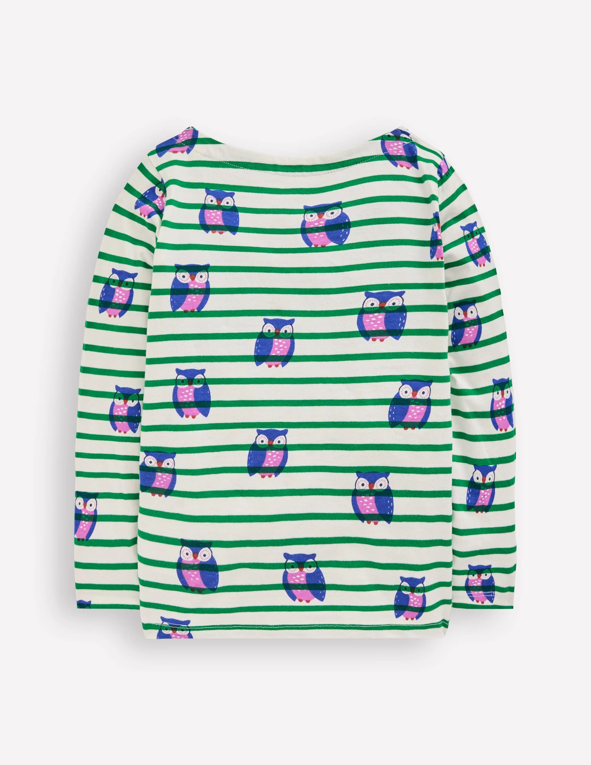 Ella Breton-Ivory/Rich Emerald Owls - Image 2