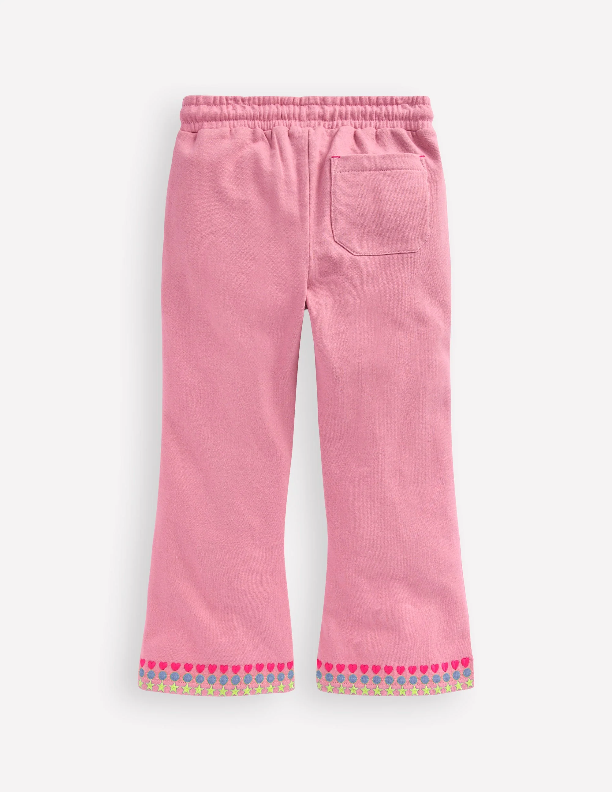 Embroidered Kick Sweatpants-Pink Haze Embroidery - Image 2