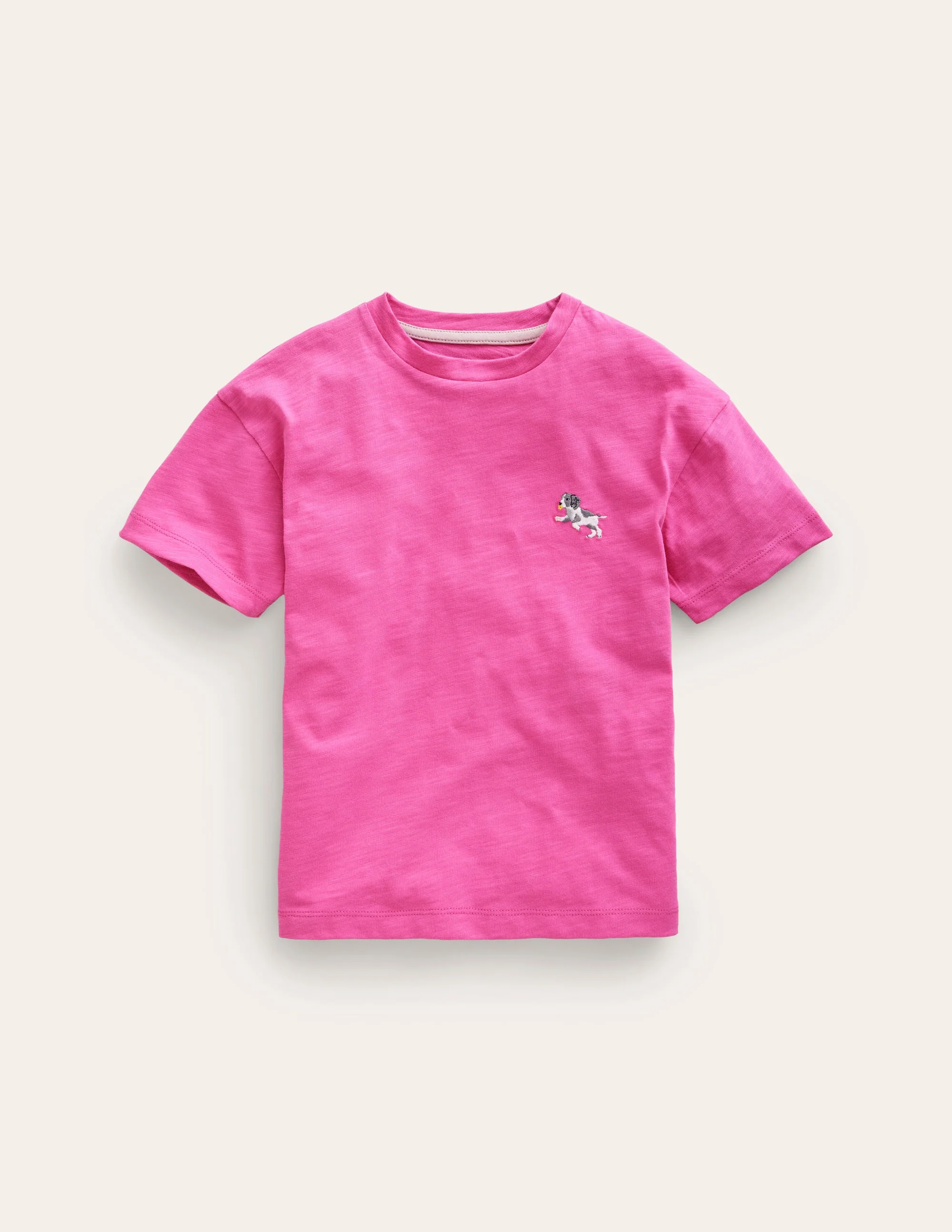 Embroidered Logo T-Shirt-Strawberry Ice Dog