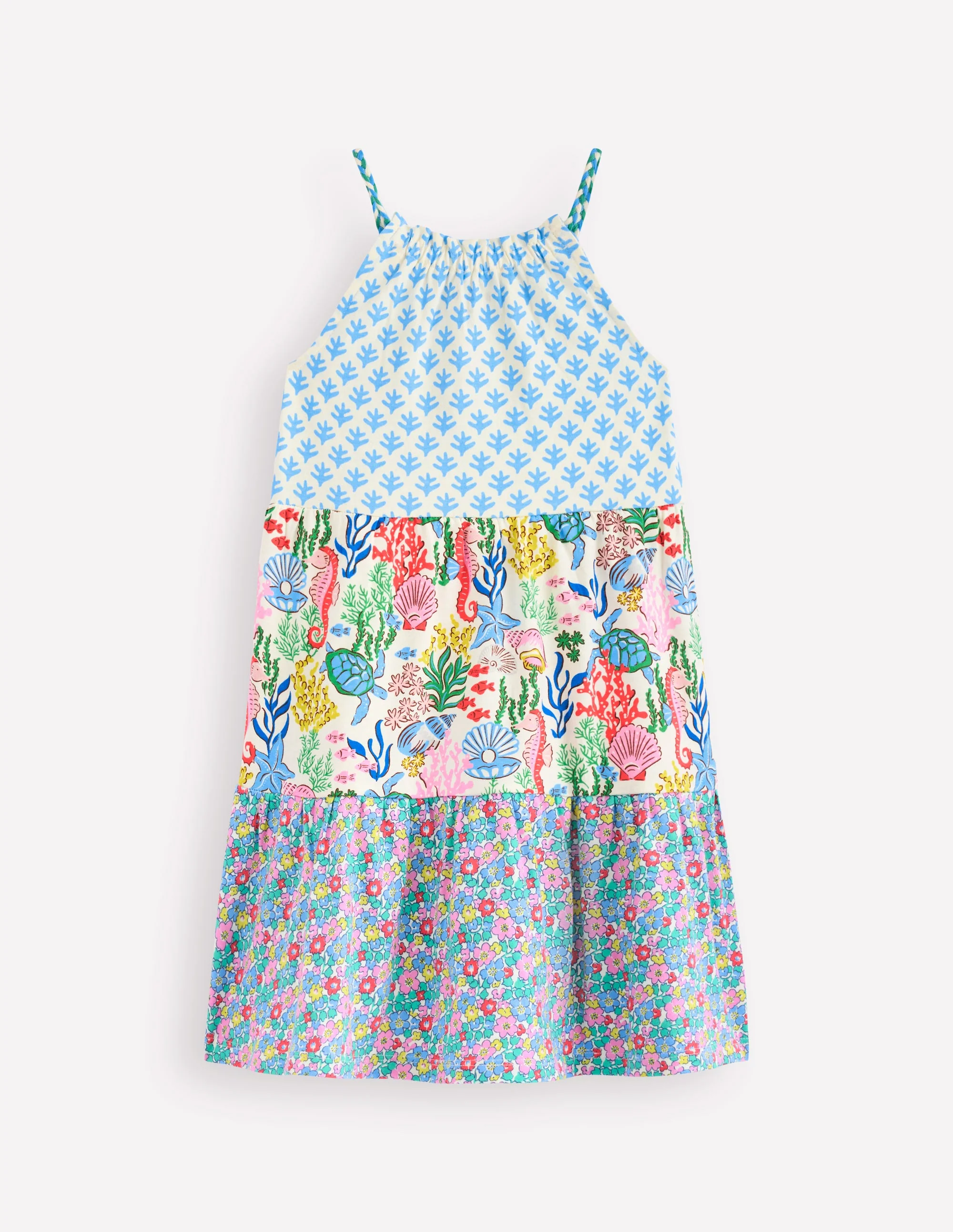 Enola Hotchpotch Jersey Dress-Multi Flowerbed - Image 2