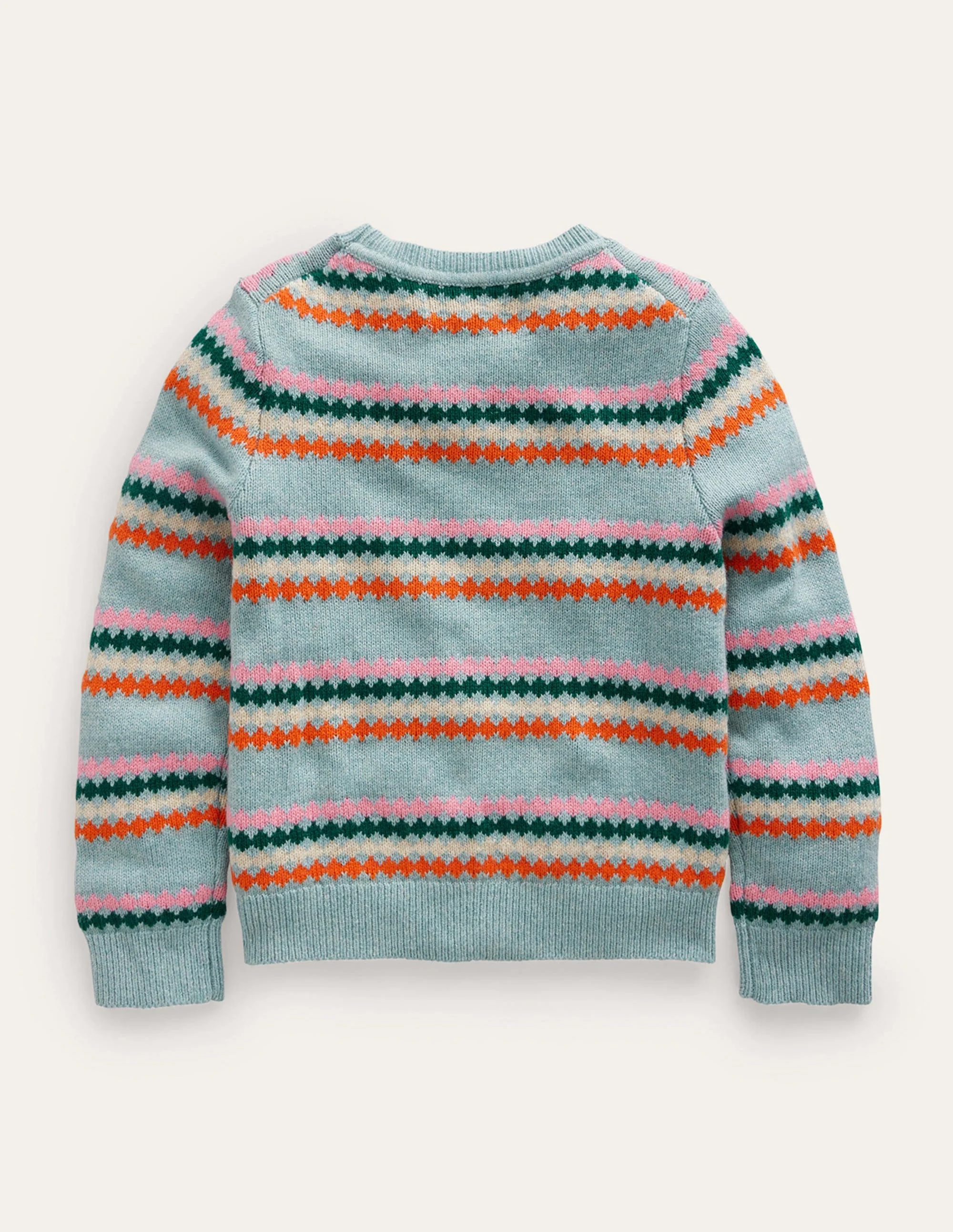 Fair Isle Sweater-Dusk Blue Stripe - Image 2