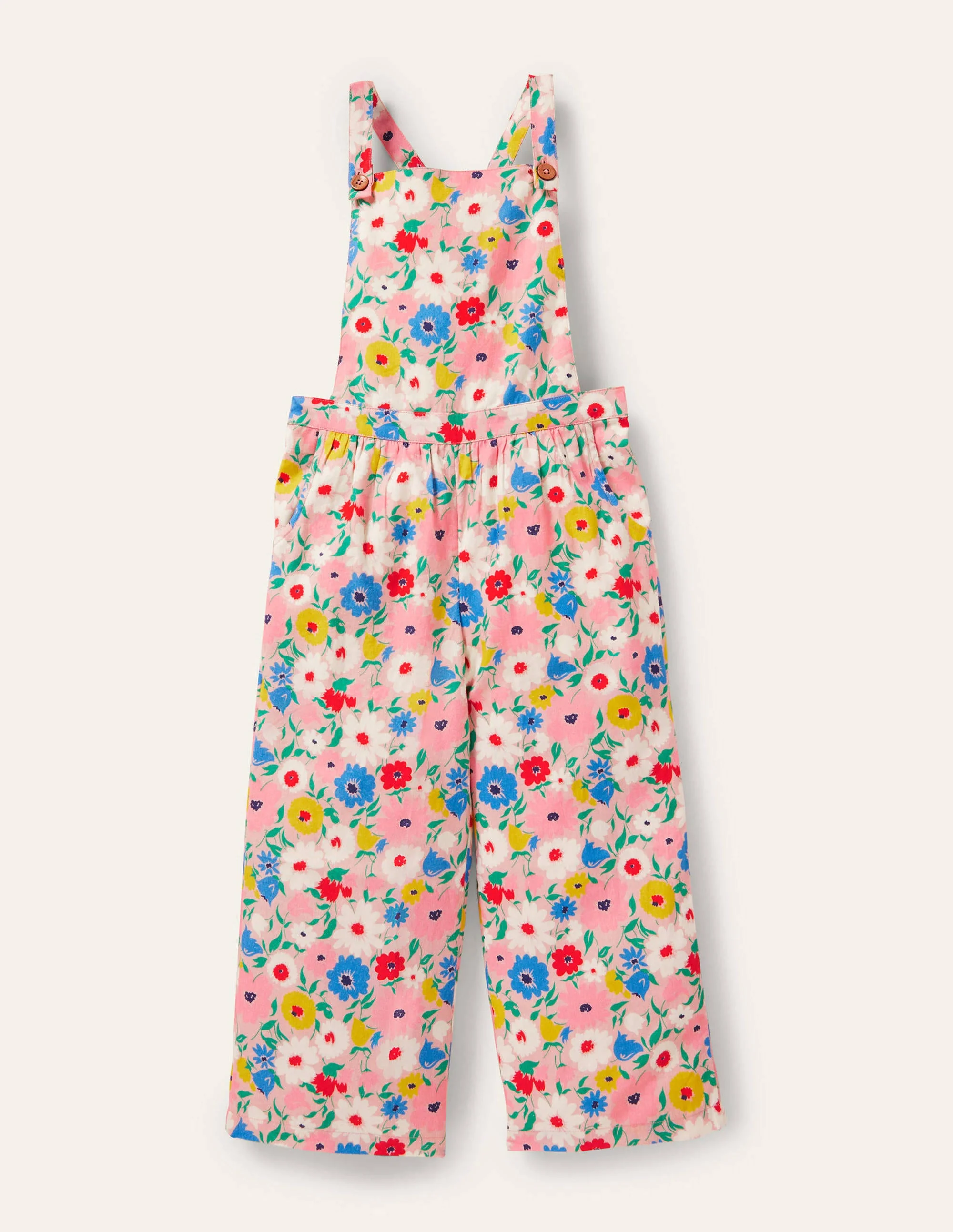 Floral Overalls-Boto Pink Painterly Floral