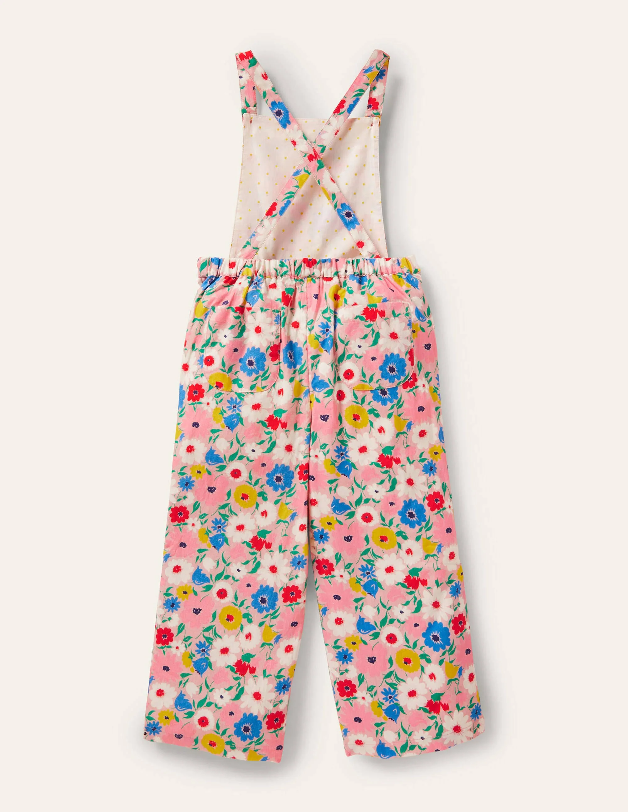 Floral Overalls-Boto Pink Painterly Floral - Image 2