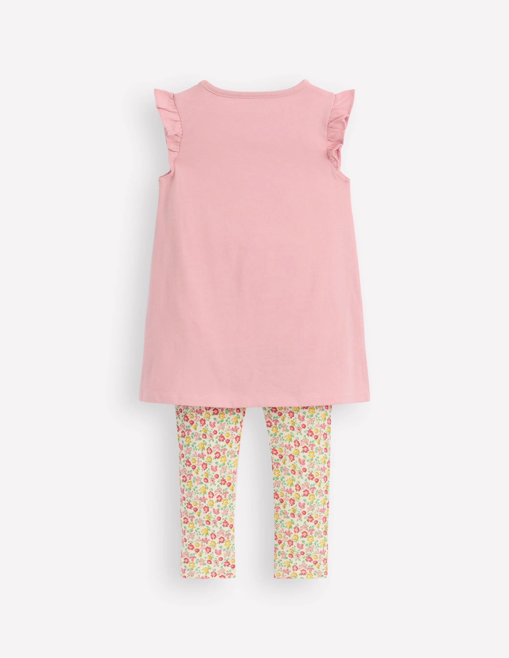 Frill Sleeve Tunic Set-Vintage Pink Fairies - Image 2