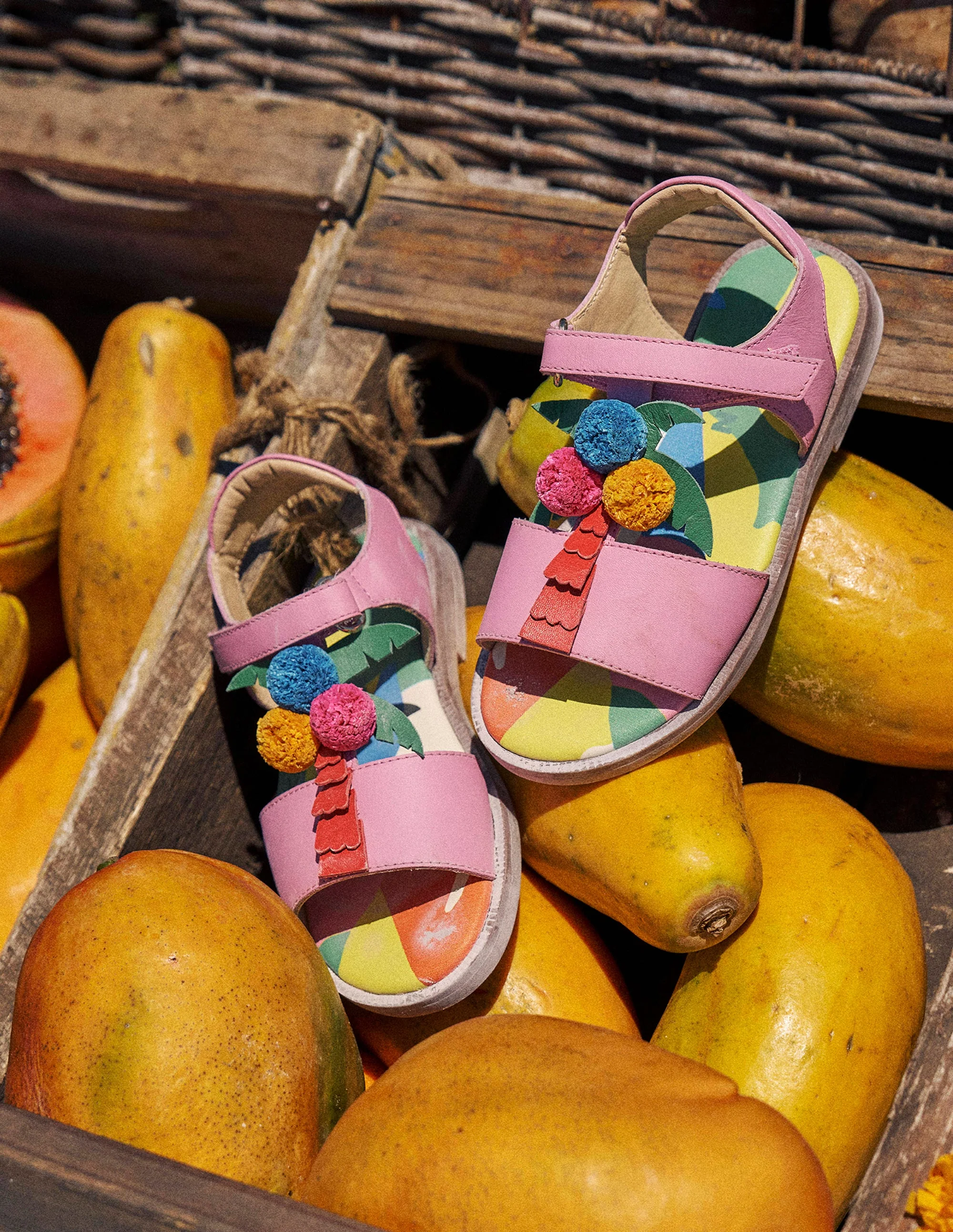 Fun Leather Sandals-Jungle - Image 4