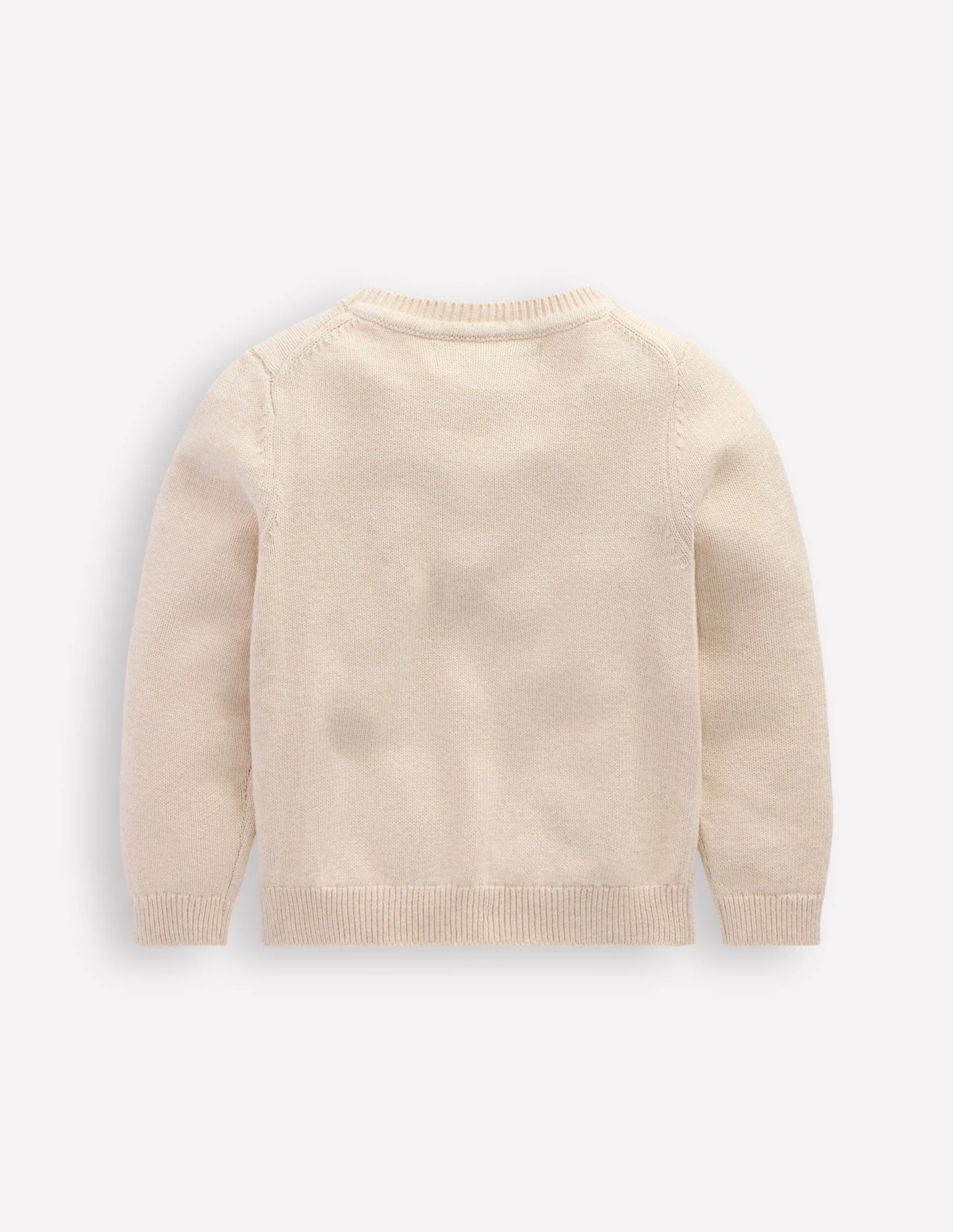 Fun Logo Sweater-Oatmeal Melange Cherries - Image 2