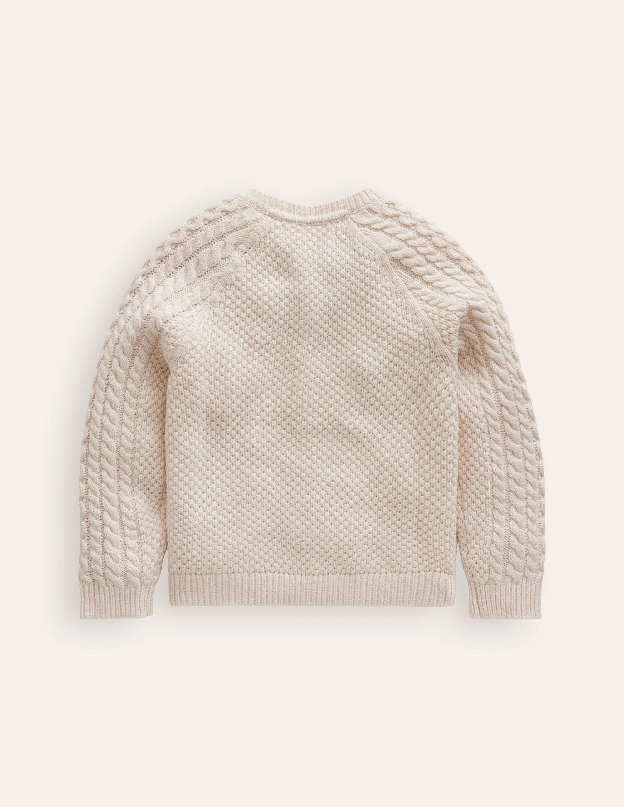 Heritage Cable Cardigan-Ecru - Image 2