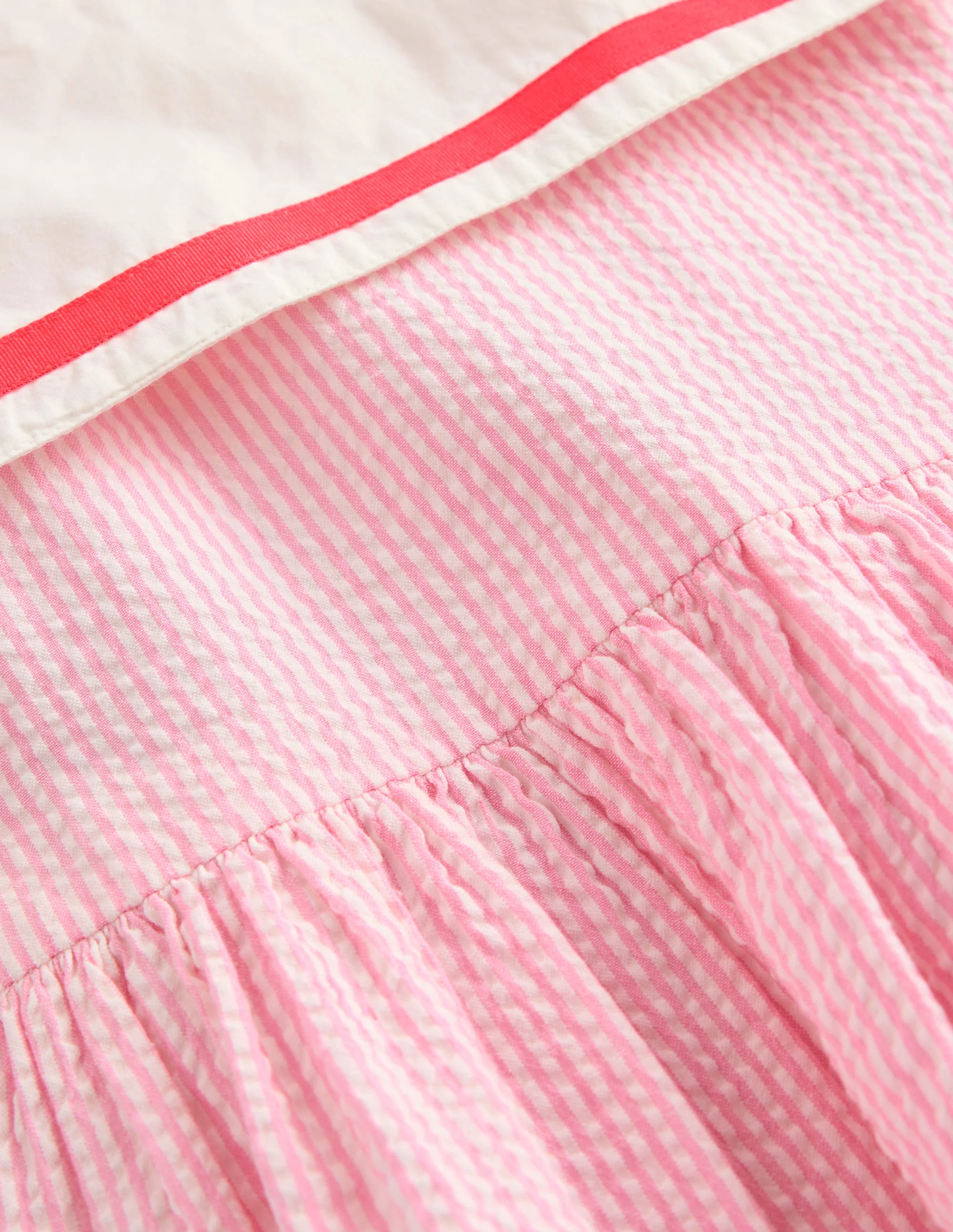Heritage Sailor Dress-Pink Ticking - Image 3