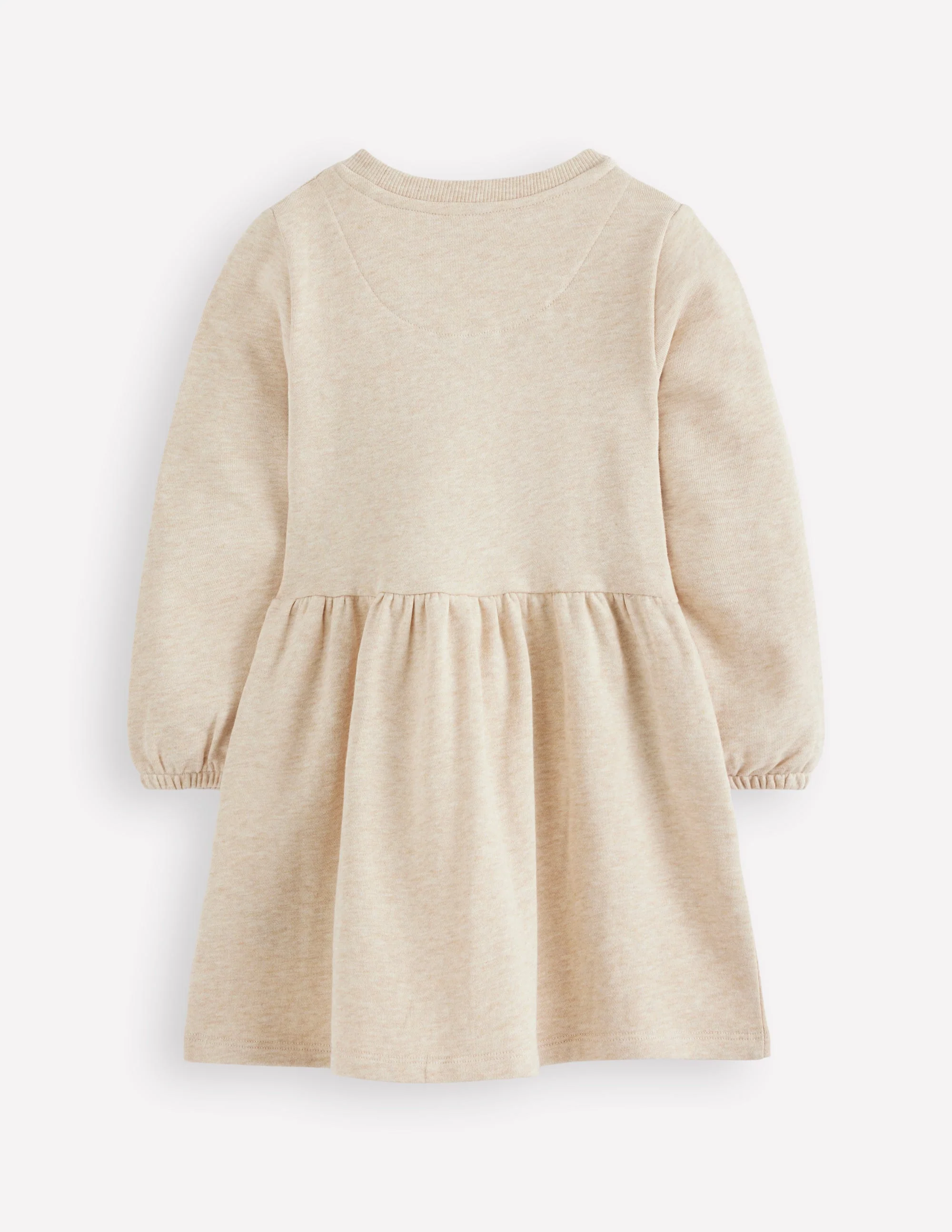 Joan Boucle Appliqué Dress-Oatmeal Marl Easter Patches - Image 2