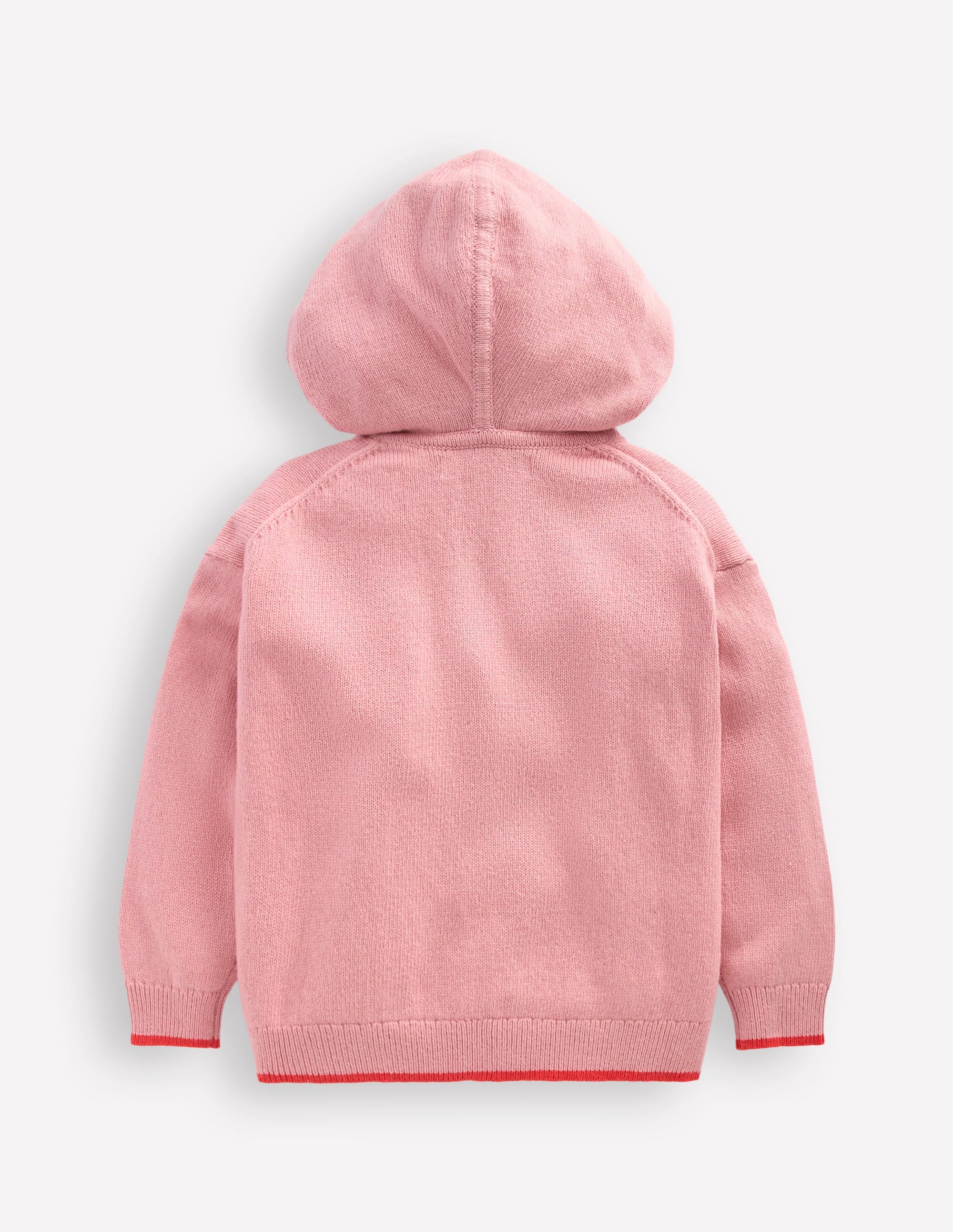 Knitted Hoody-Vintage Pink Marl - Image 2