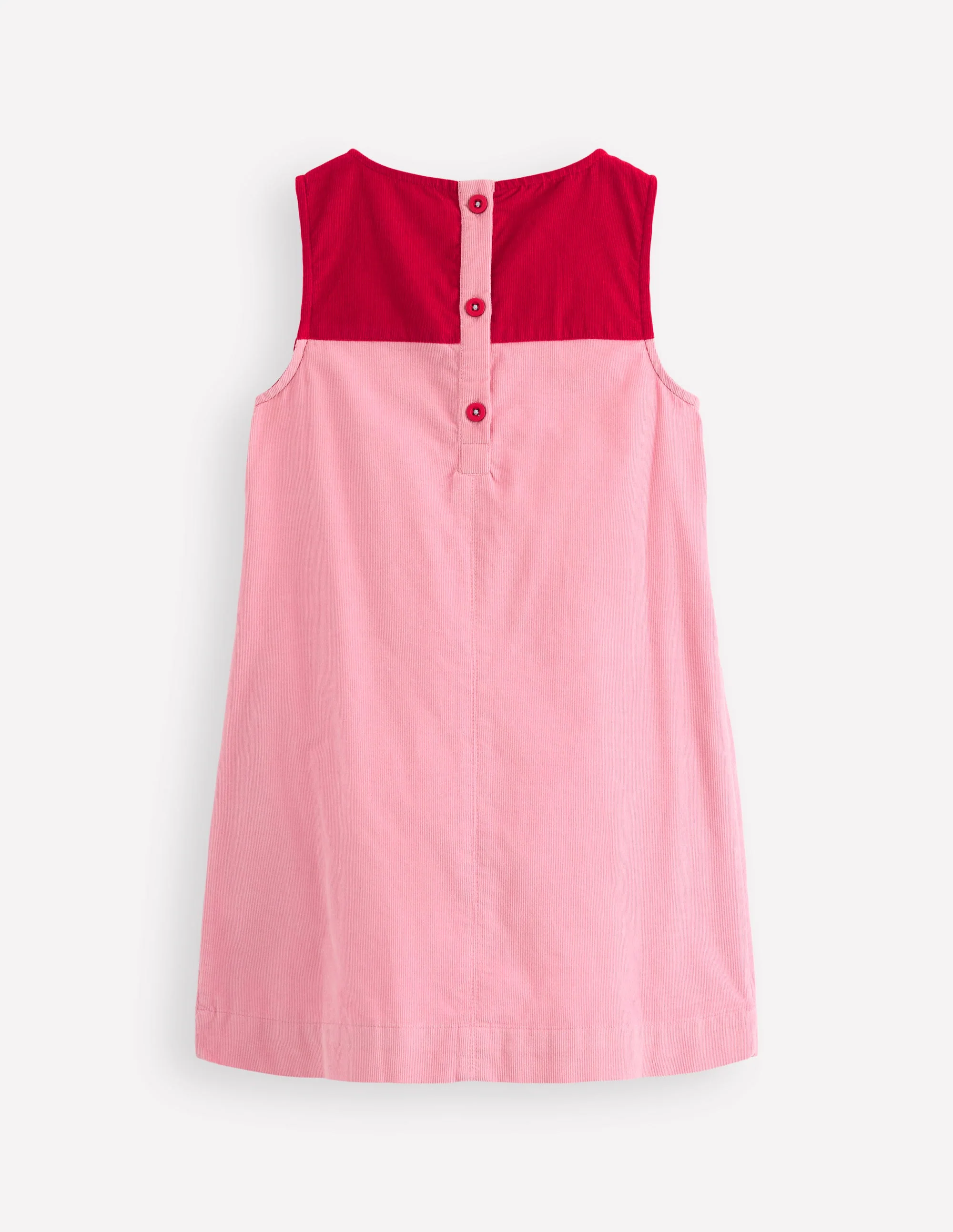 Logo Pinafore Dress-Formica Pink Gingerbread House - Image 2