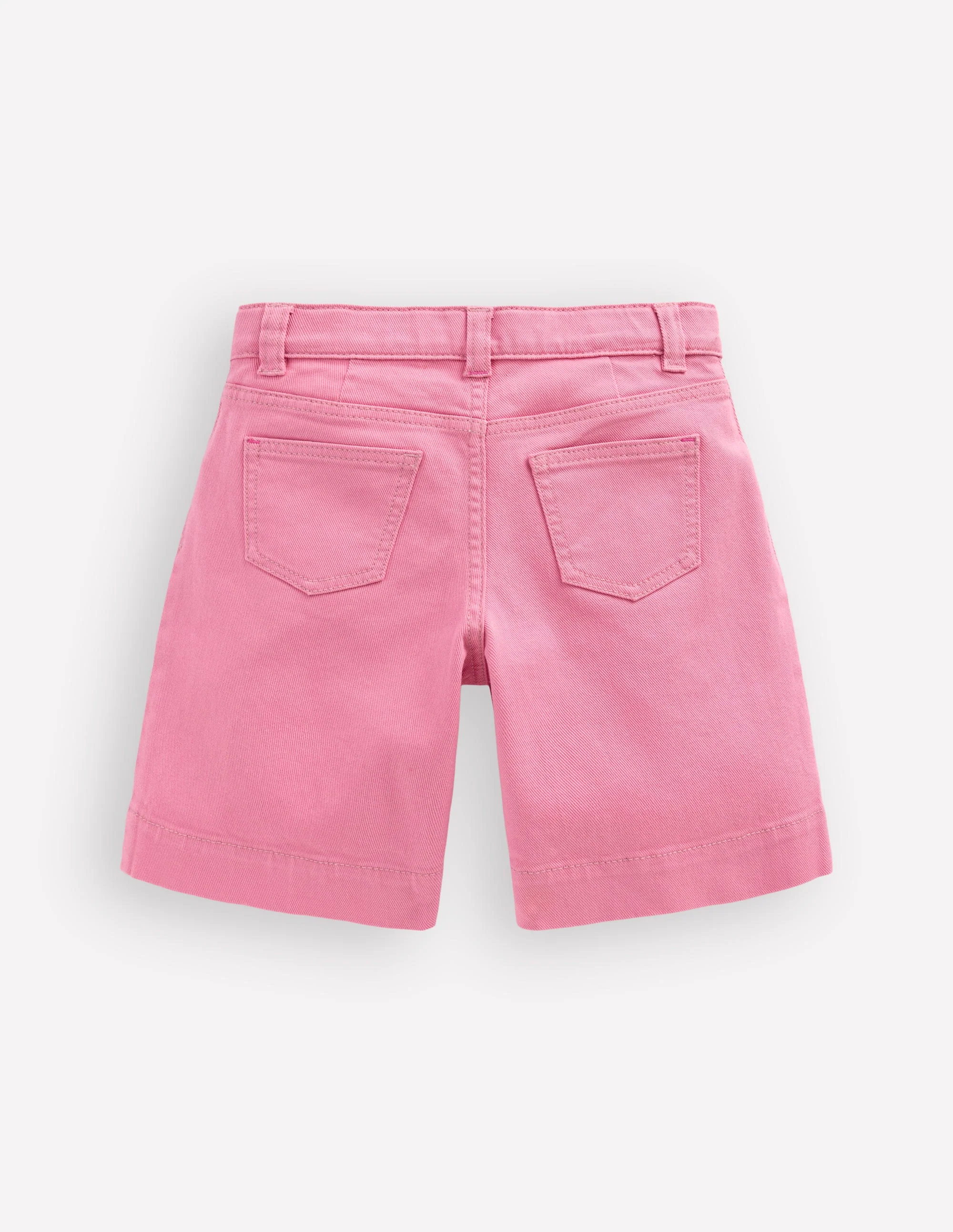 Long Denim Shorts-Bubblegum Pink - Image 2