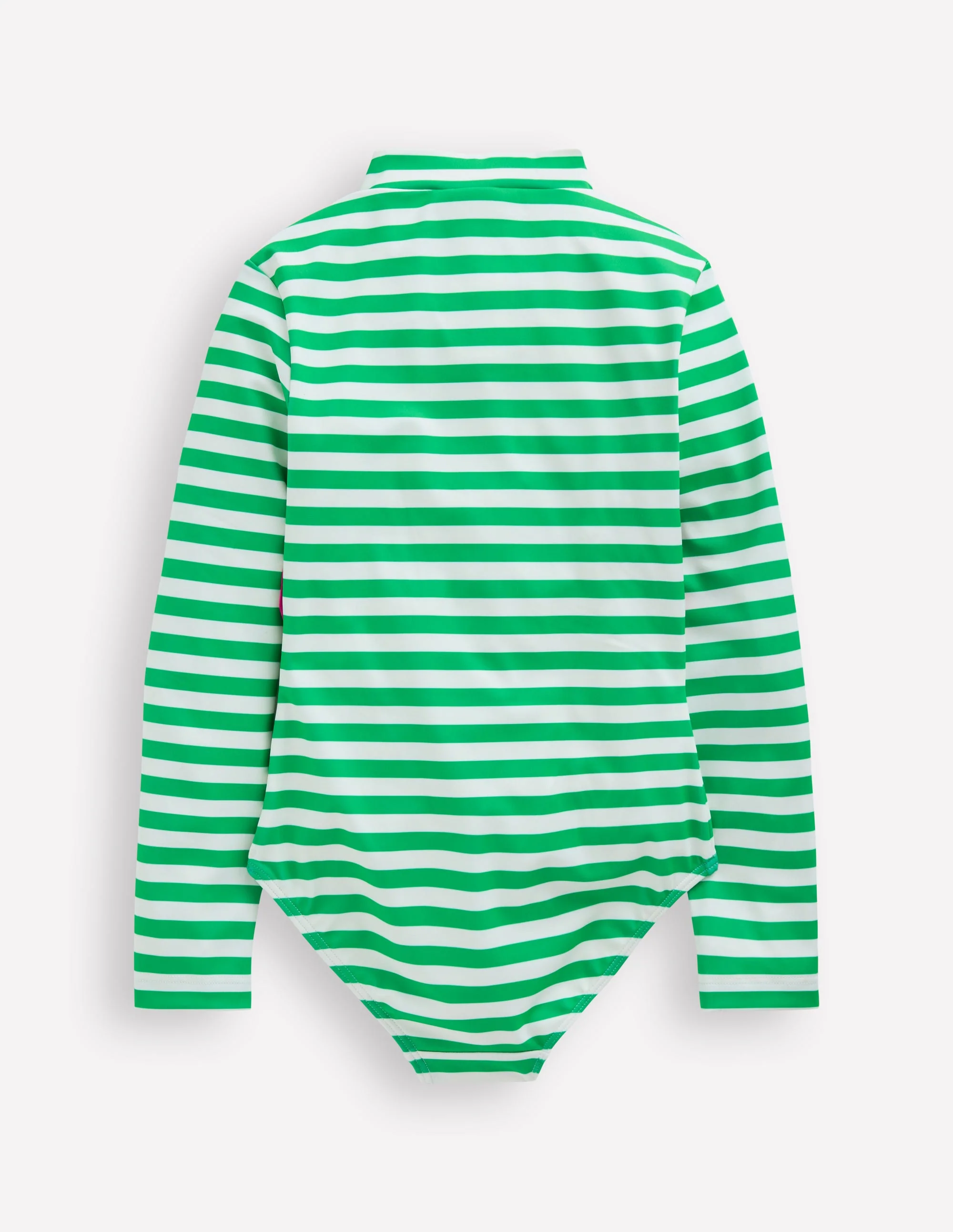 Long-sleeved Swimsuit-Green Seahorse - Image 2