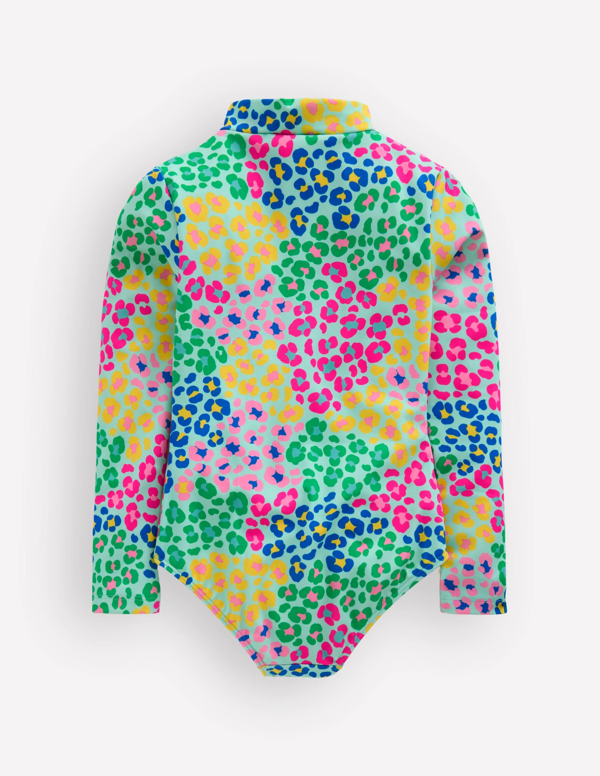 Long-sleeved Swimsuit-Multi Leopard - Image 2