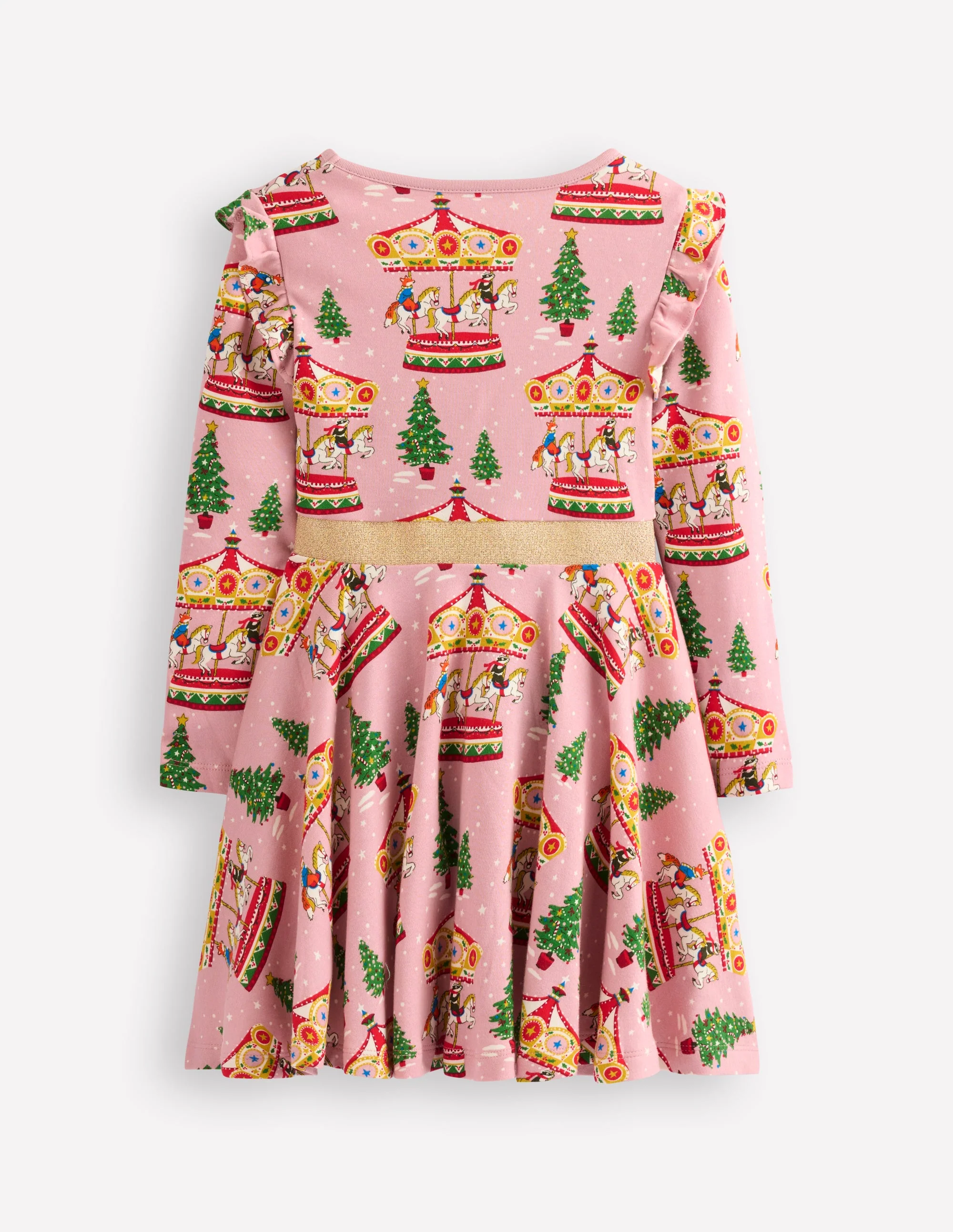 Mabel Twirly Ballerina Dress-Vintage Pink Carousel - Image 2