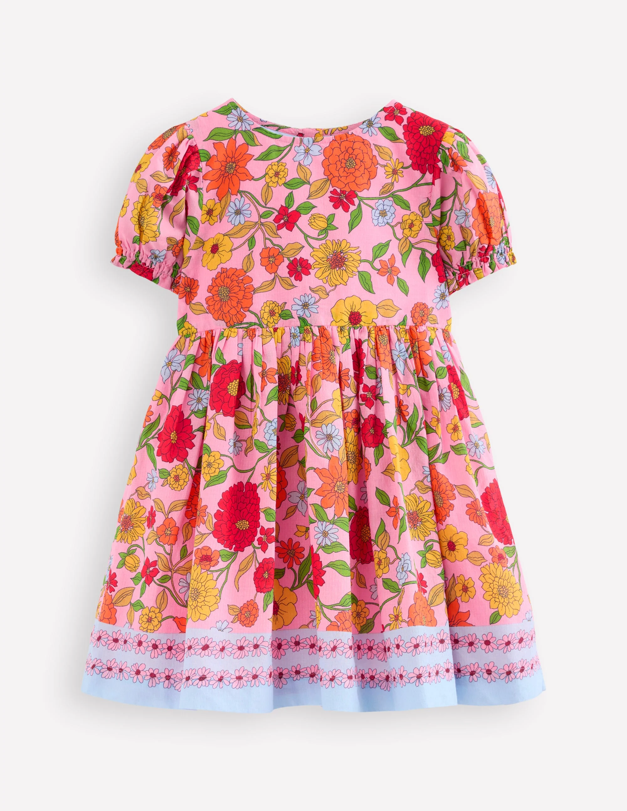 Madeline Woven Dress-Pink Floral