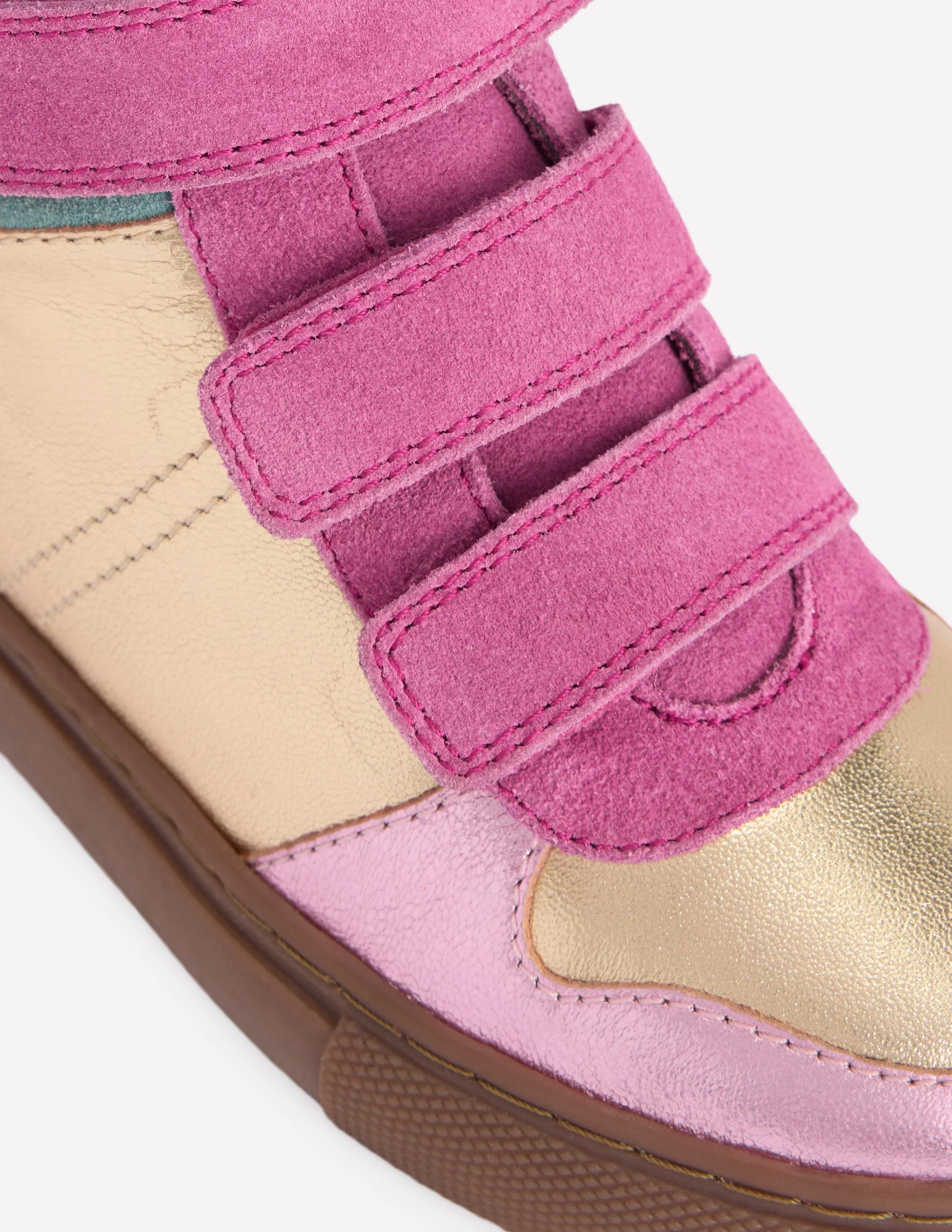 Metallic High Tops-Gold and Pink Metallic - Image 3